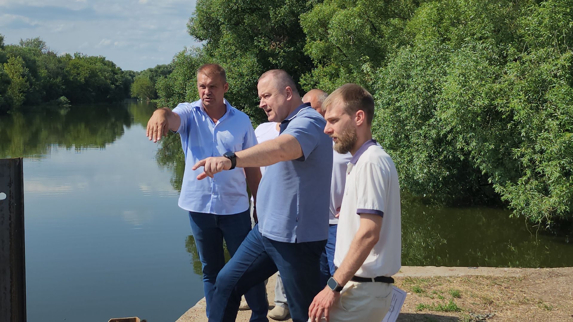 серпухов, плотина, река нара, реконструкция плотины, глава городского округа, рабочий выезд,