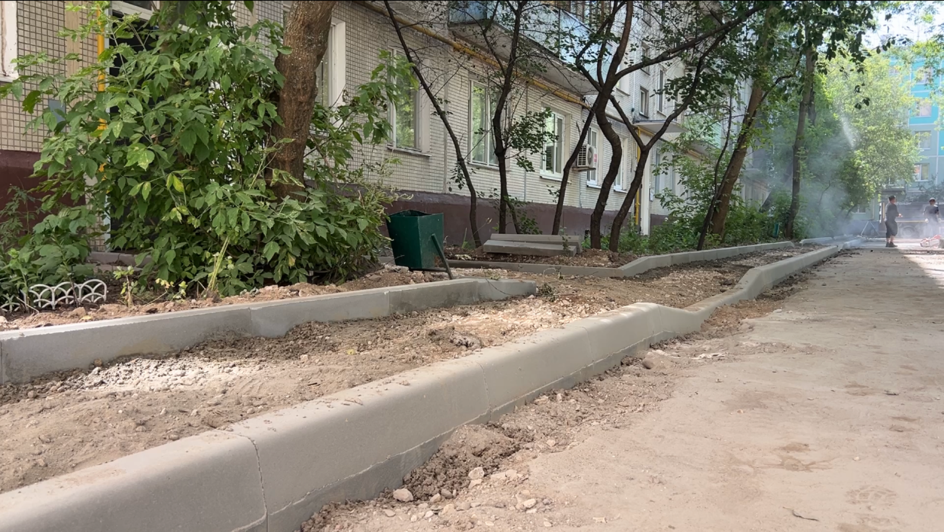 химки, благоустройство, благоустройство двора, замена асфальта, ремонт дорожного покрытия,