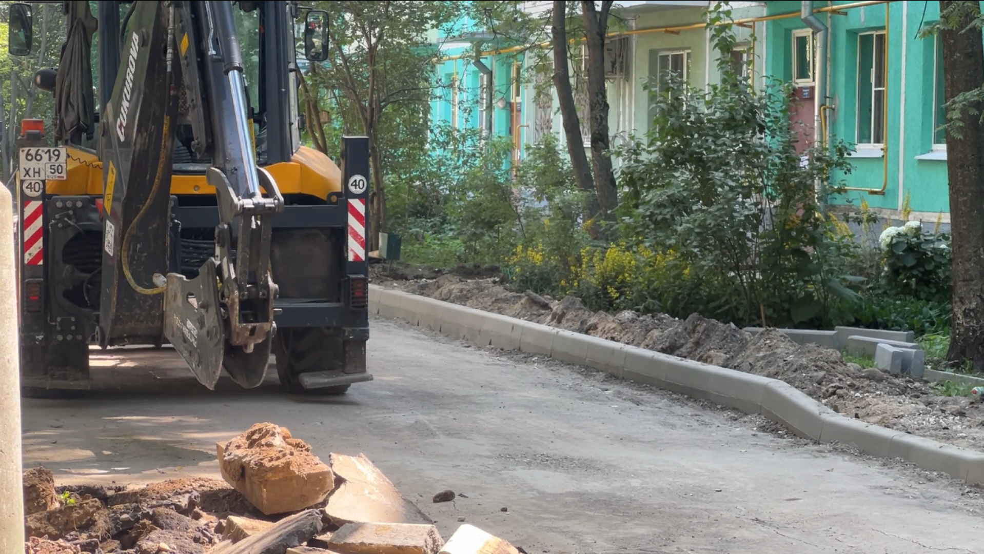 химки, благоустройство, благоустройство двора, замена асфальта, ремонт дорожного покрытия,