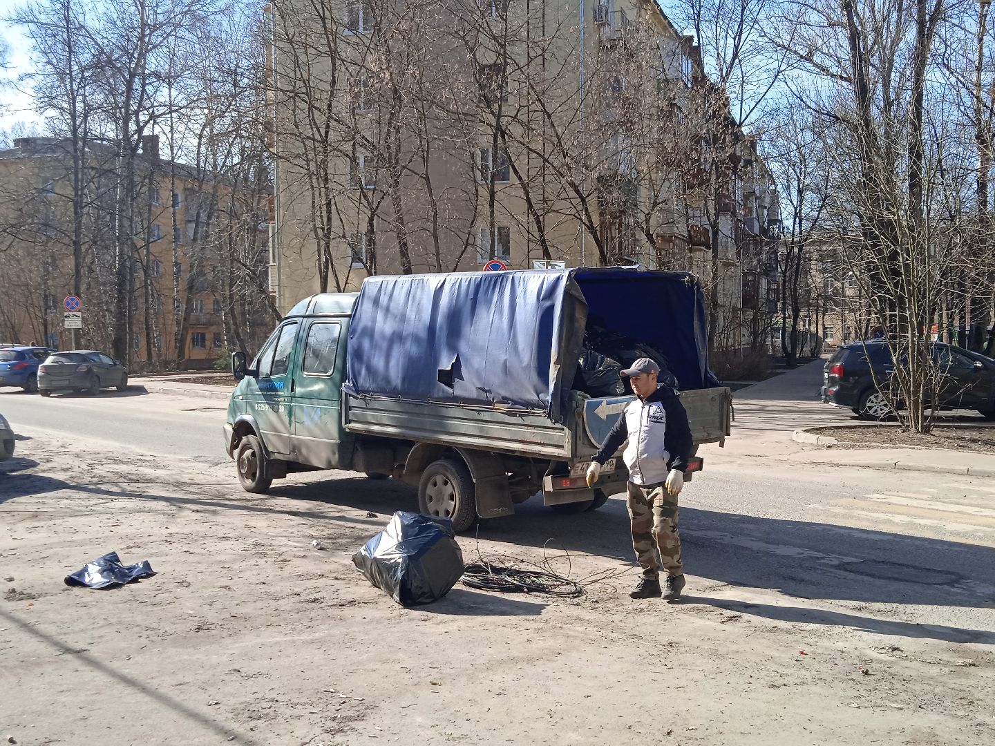 мусор, навал, отходы, контейнерная, площадка