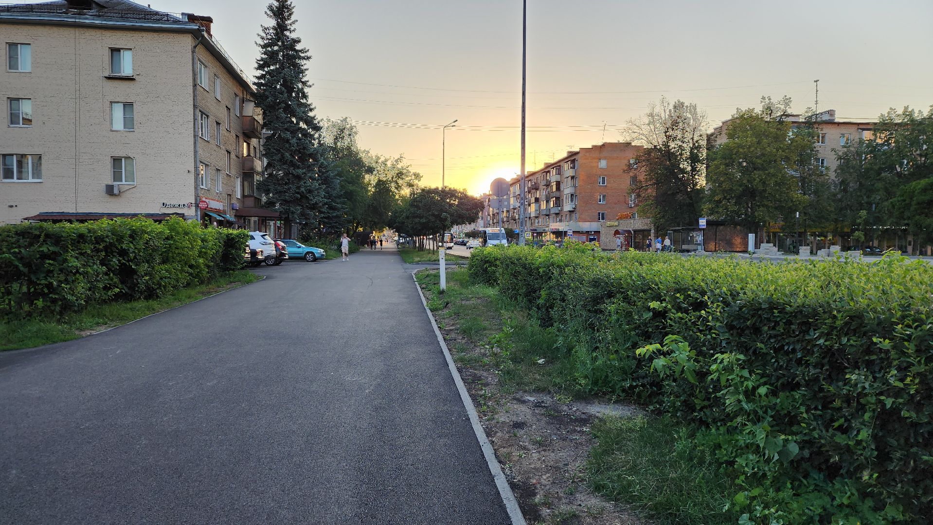 пушкино, проспект, дорожный ремонт, асфальтирование дорог, разметка дороги,