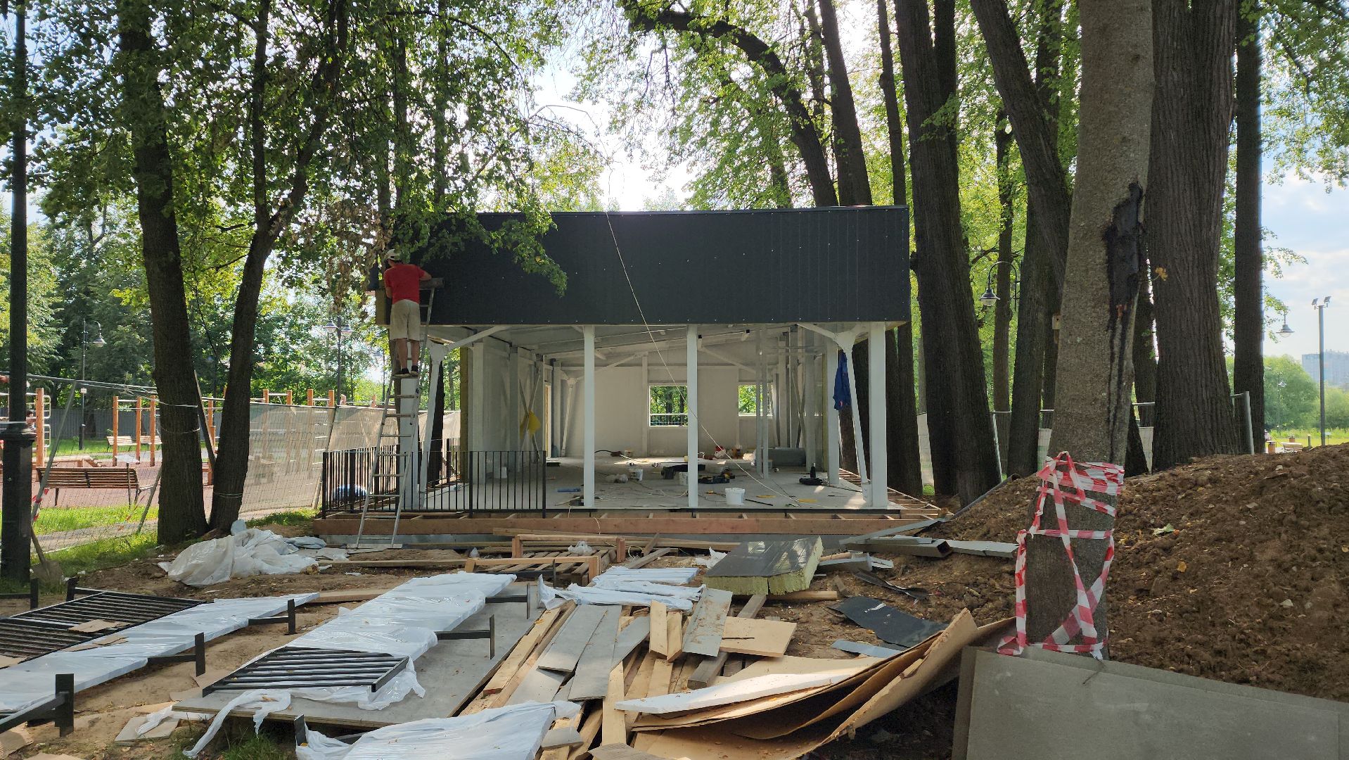 Парк, лобня, благоустройство,