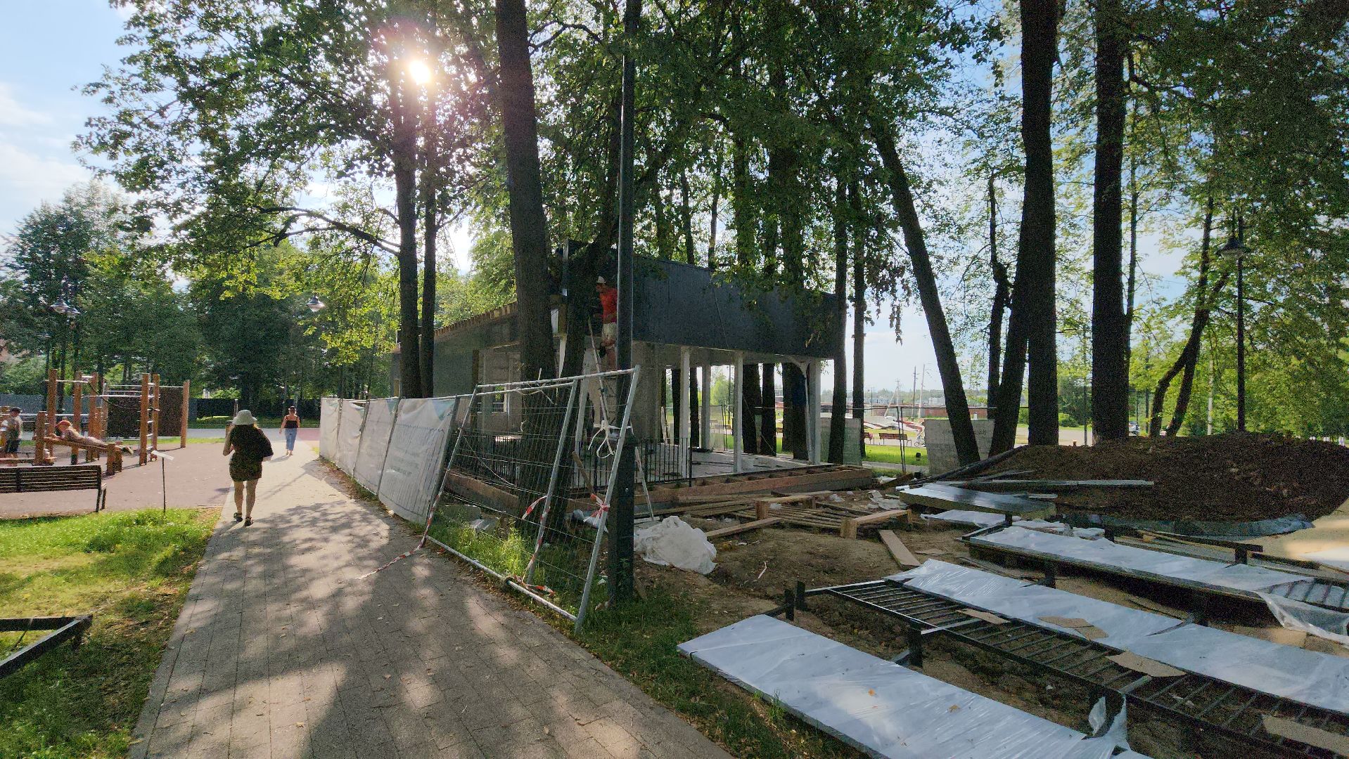 Парк, лобня, благоустройство,