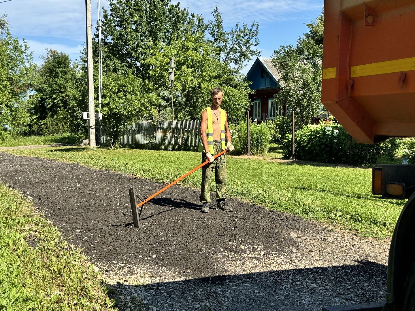 шаховская, ямочный ремонт, коммунальные служба,