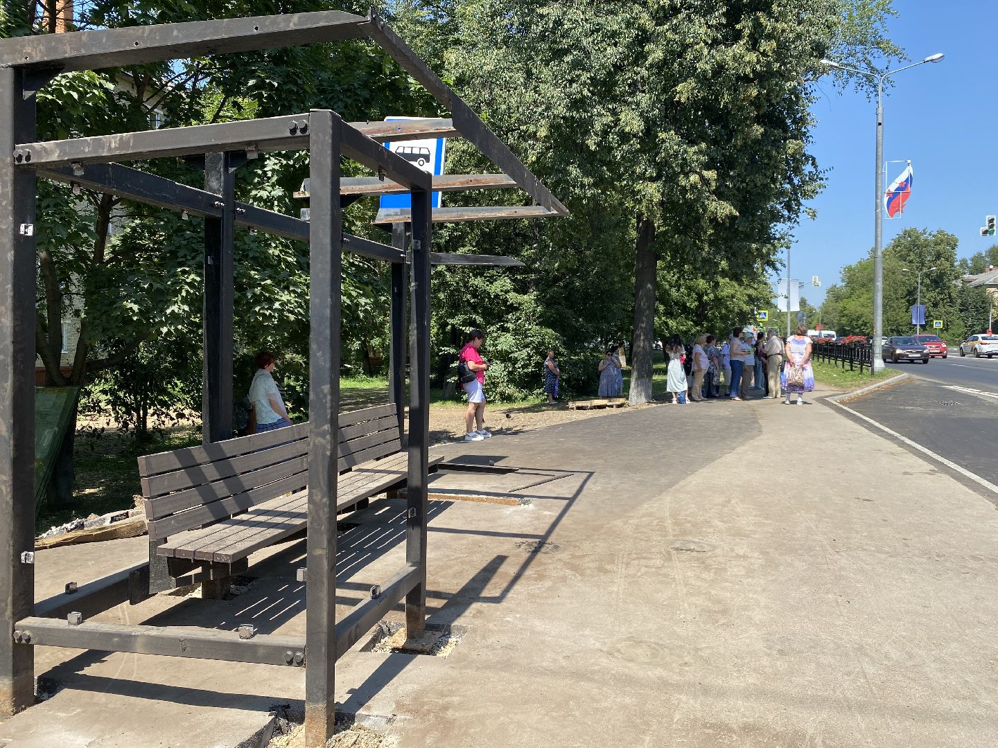 Дороги, Благоустройство, Подмосковье, Остановка, Автобусная остановка, домодедово,