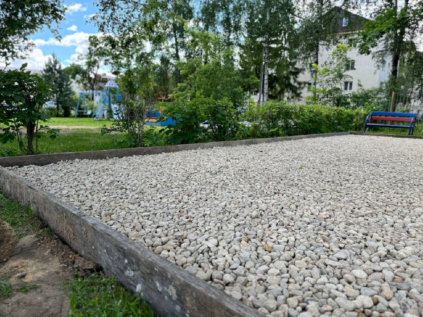 резиновое покрытие, детский сад, городской округ восход, безопасность детей,