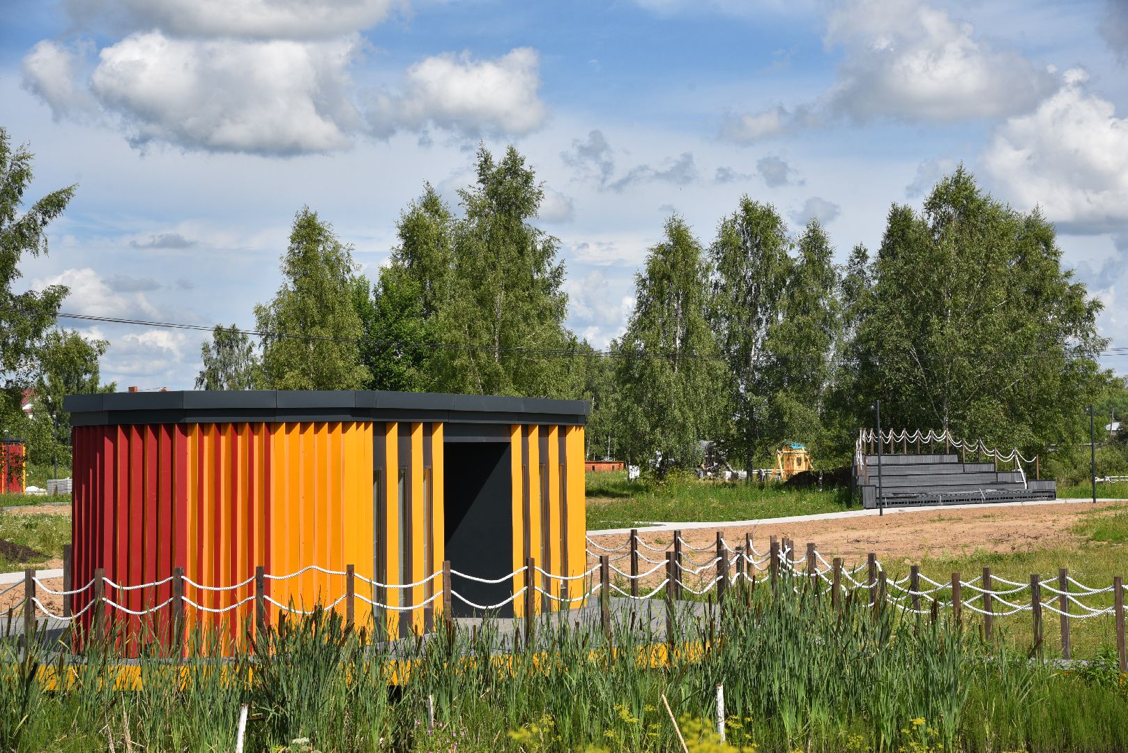 лотошино, формирование комфортной городской среды, программа губернатора, благоустройство, красный ручей,