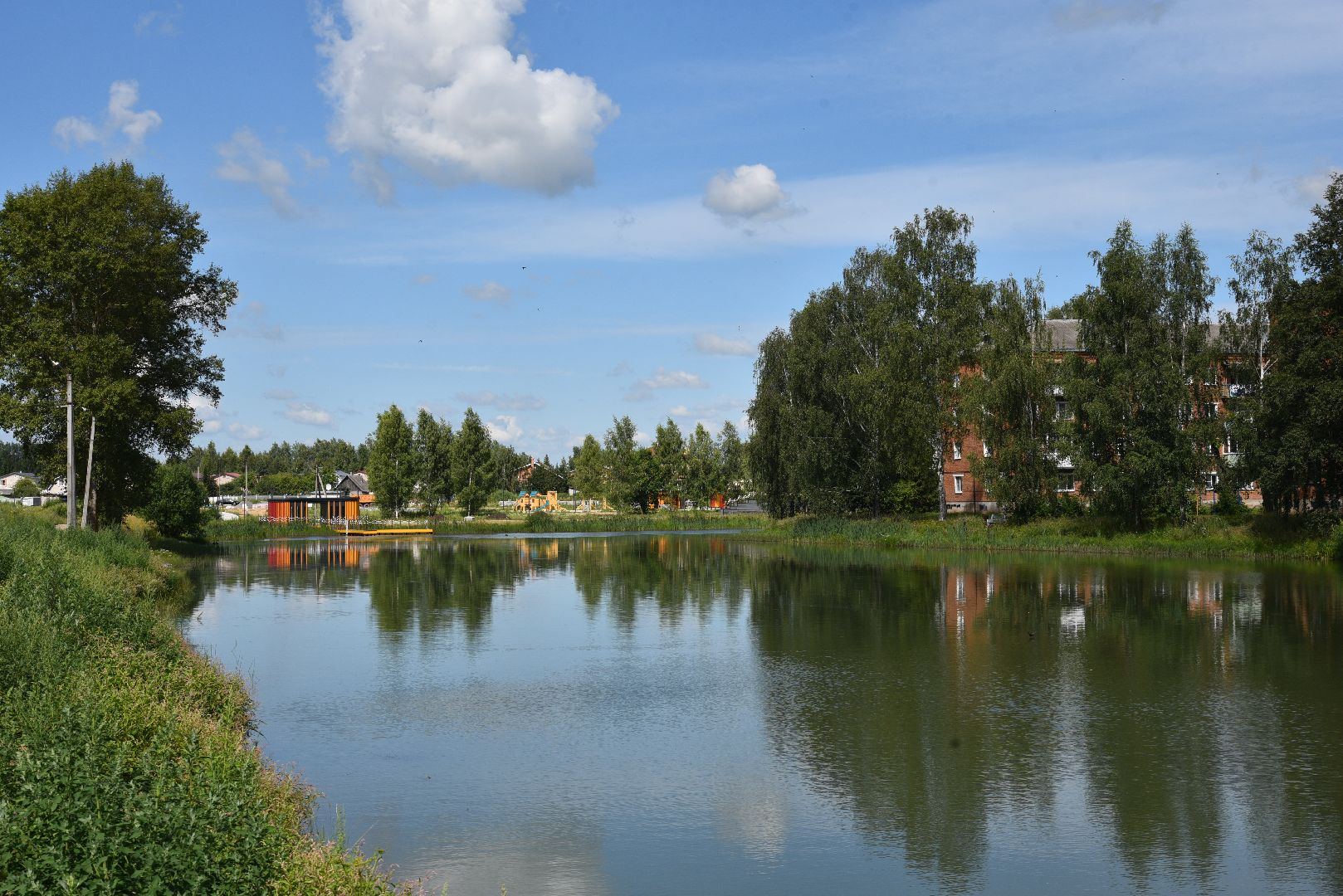 лотошино, формирование комфортной городской среды, программа губернатора, благоустройство, красный ручей,