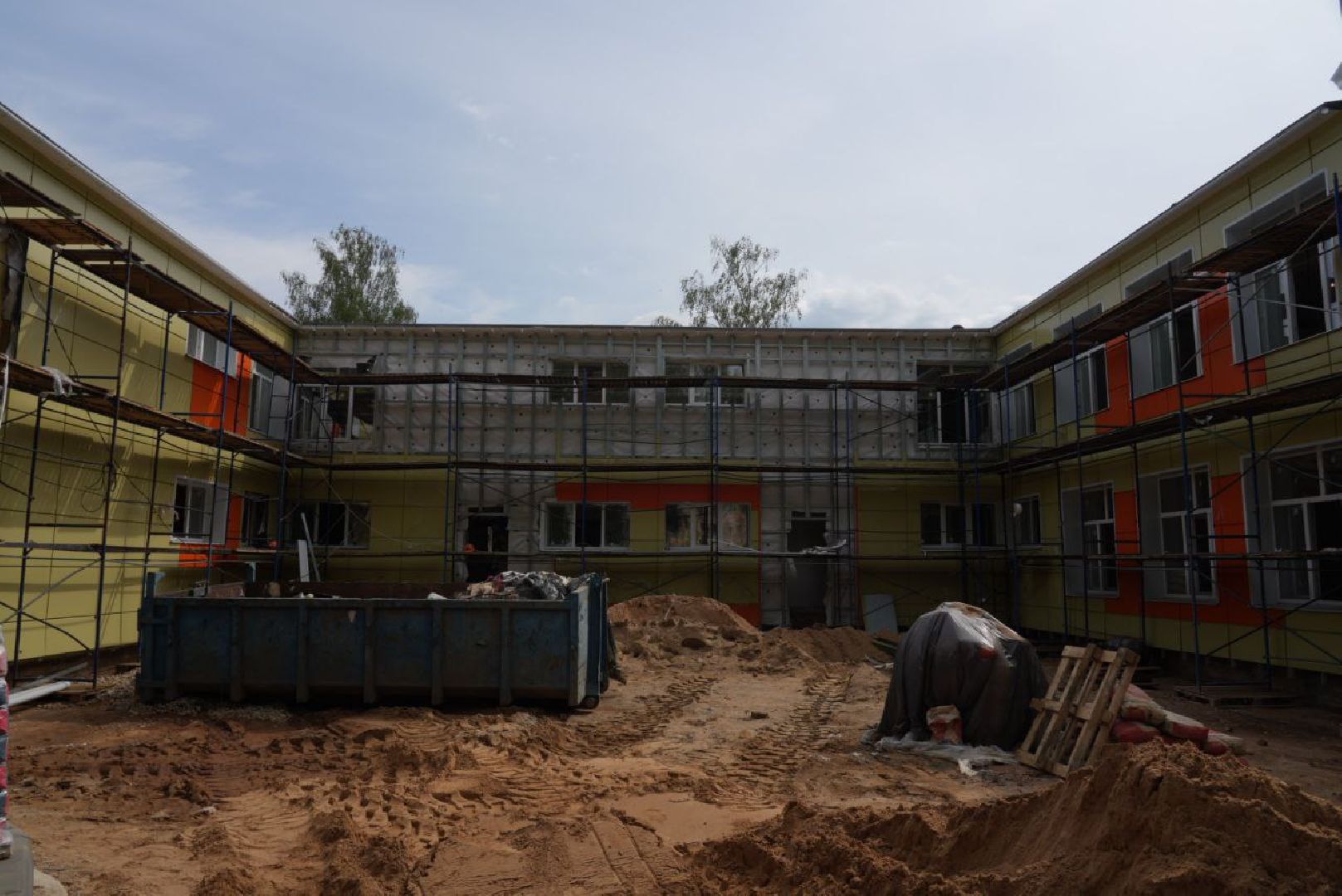 Детский сад, Капитальный ремонт, Строительство, Хотьково,