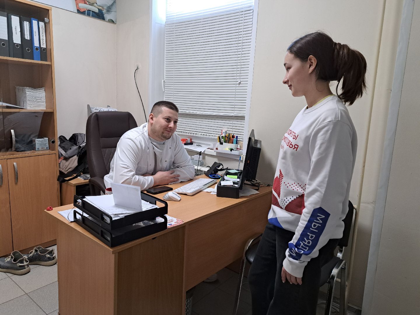 Волонтеры, медицина, цифровизация, поликлиника