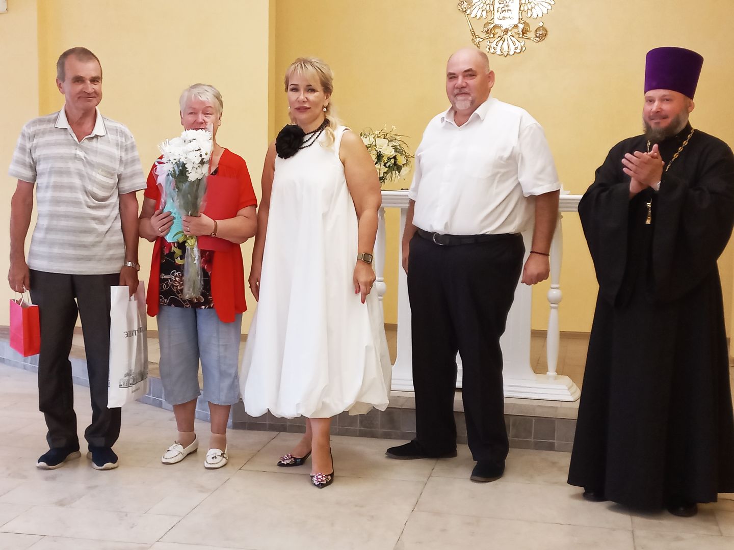 свадьба, загс, день семьи любви и верности, награждение, электросталь, мой город, жители города,