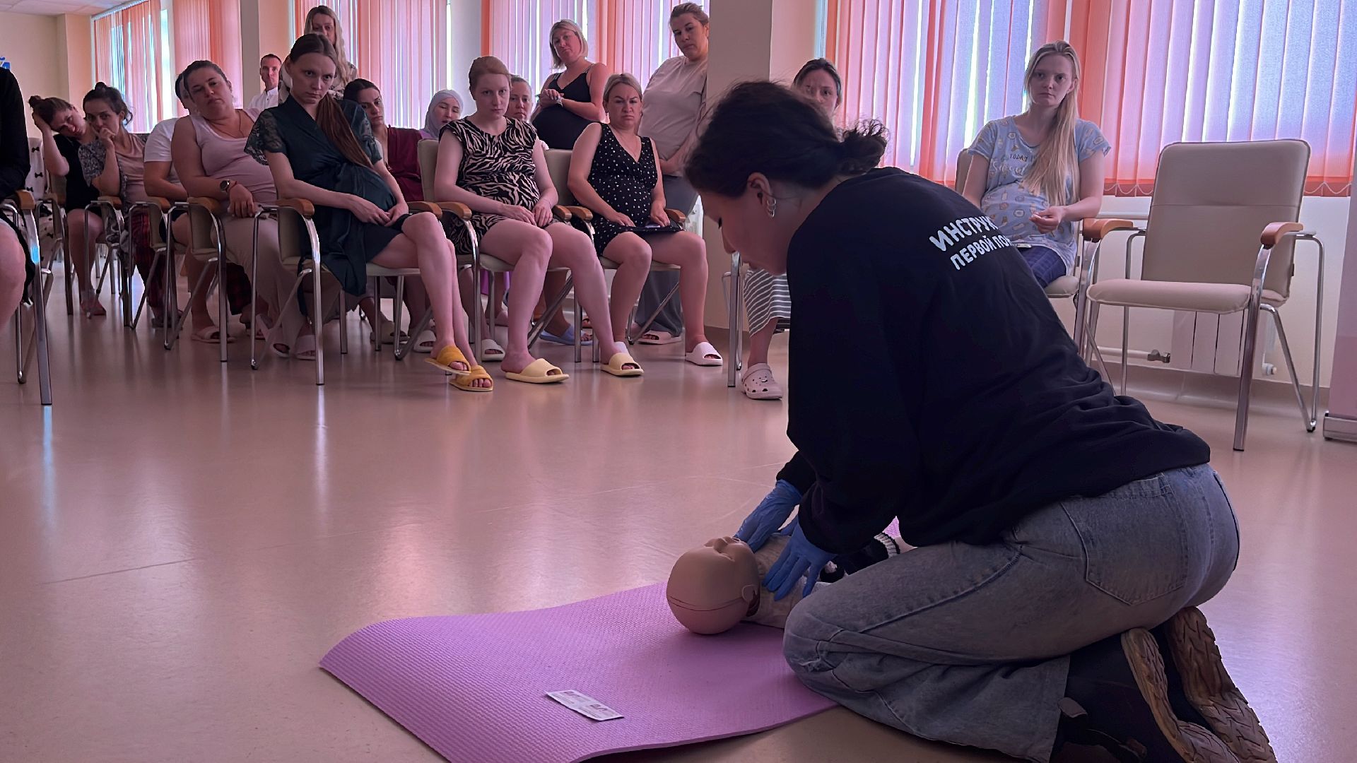 роддом, мастер-класс, первая помощь,