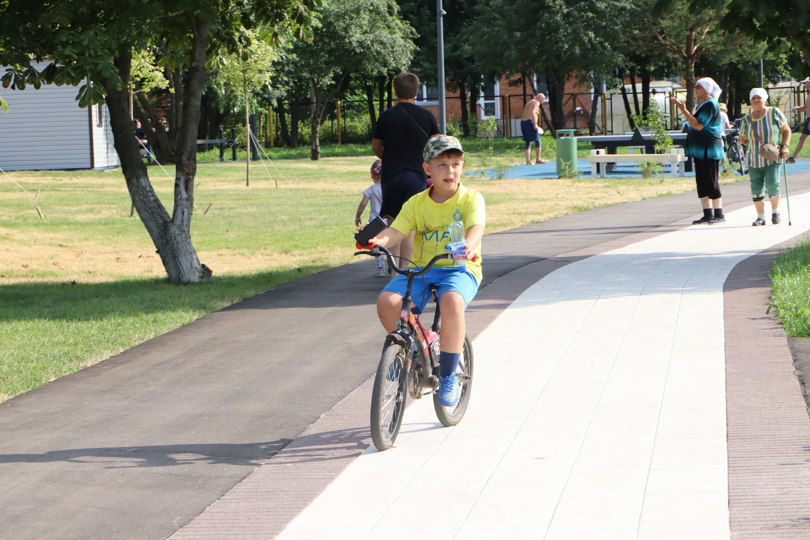 Серебряные Пруды, Яблоневый сад, Успенский, благоустройство, национальный проект, национальный проект жилье и городская среда,