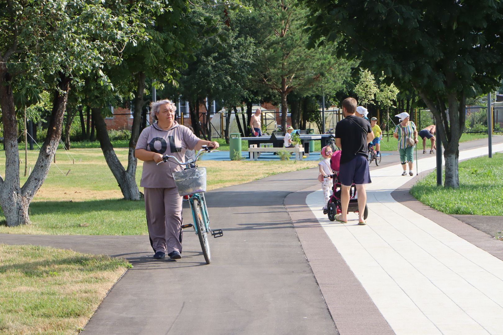 Серебряные Пруды, Яблоневый сад, Успенский, благоустройство, национальный проект, национальный проект жилье и городская среда,