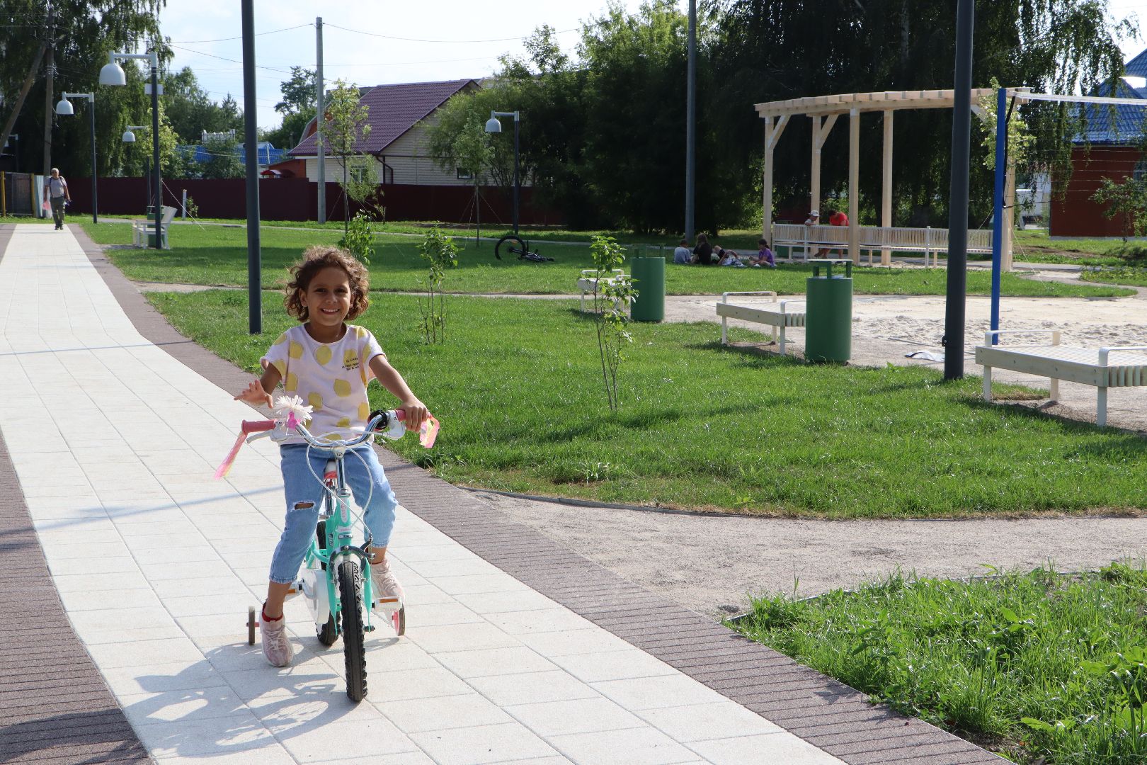 Серебряные Пруды, Яблоневый сад, Успенский, благоустройство, национальный проект, национальный проект жилье и городская среда,