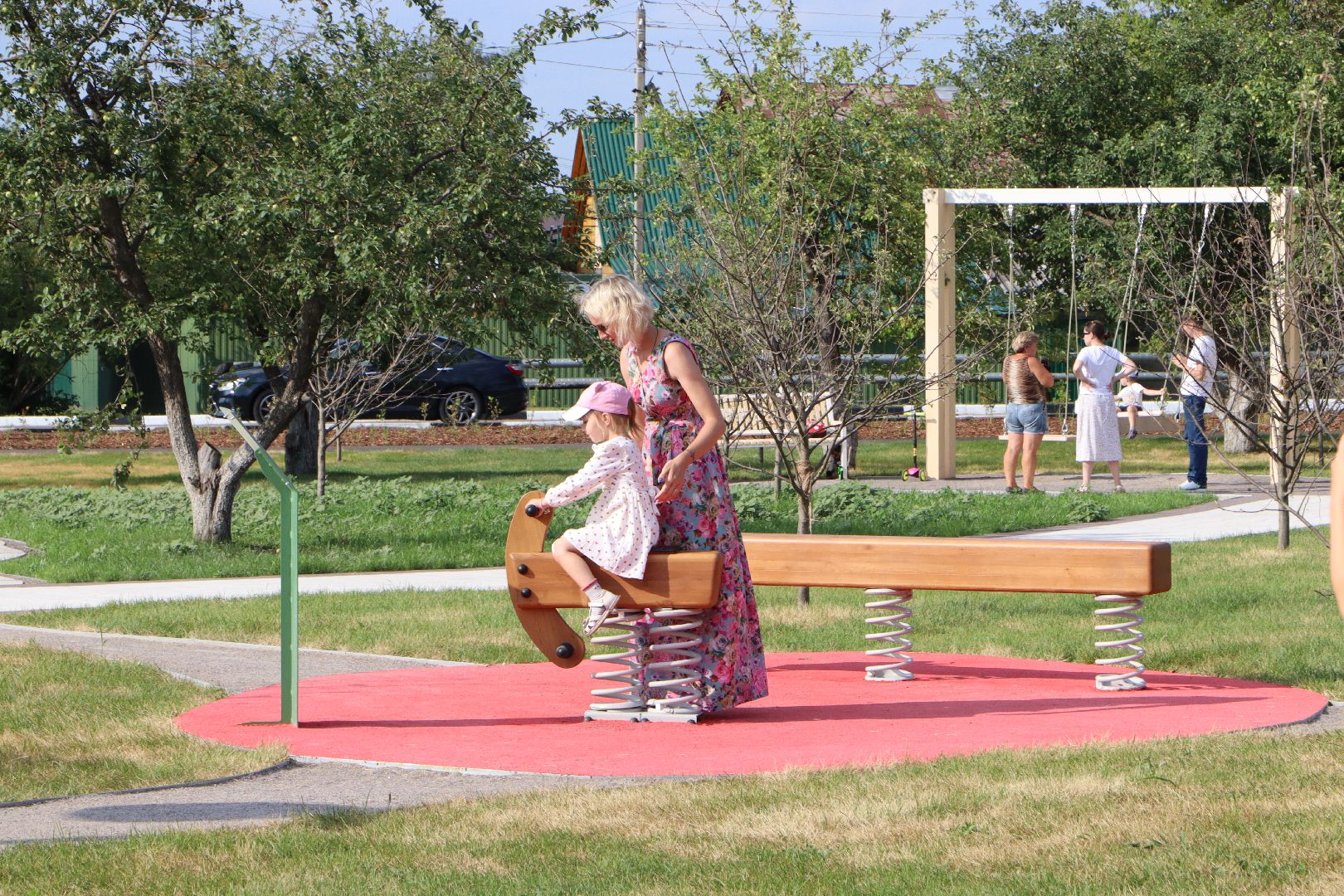 Серебряные Пруды, Яблоневый сад, Успенский, благоустройство, национальный проект, национальный проект жилье и городская среда,