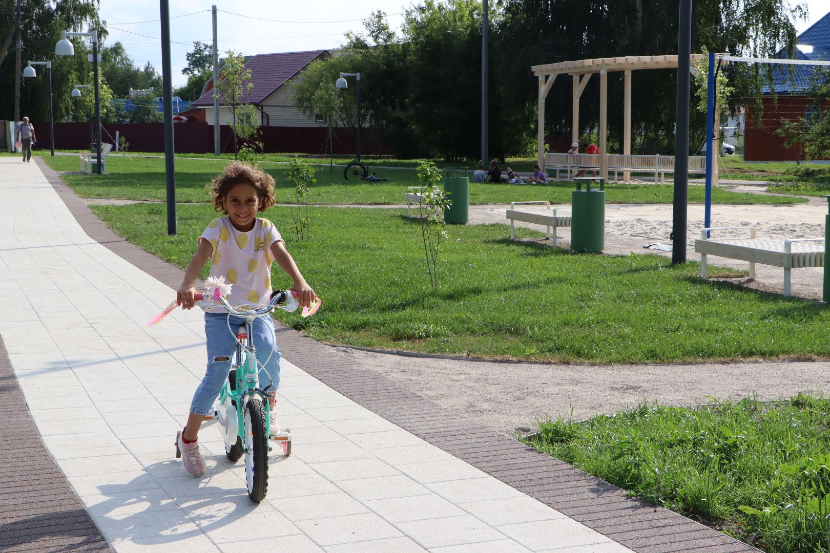 Серебряные Пруды, Яблоневый сад, Успенский, благоустройство, национальный проект, национальный проект жилье и городская среда,
