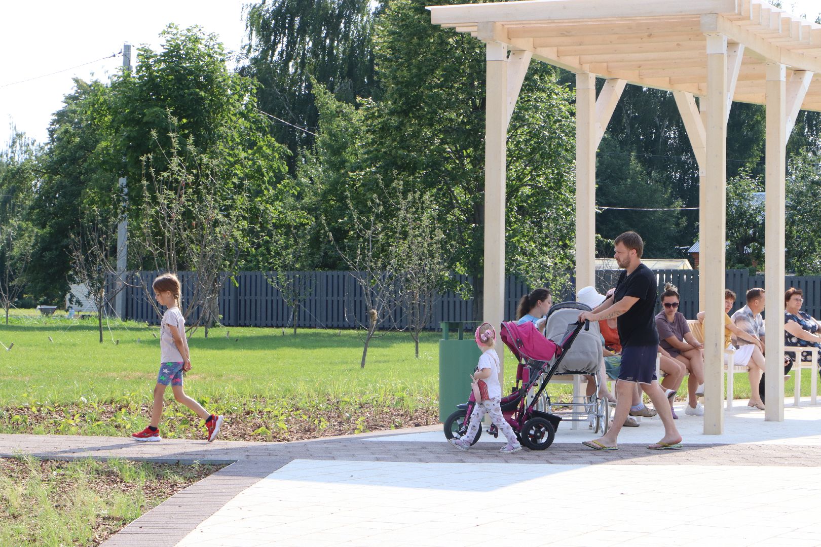 Серебряные Пруды, Яблоневый сад, Успенский, благоустройство, национальный проект, национальный проект жилье и городская среда,