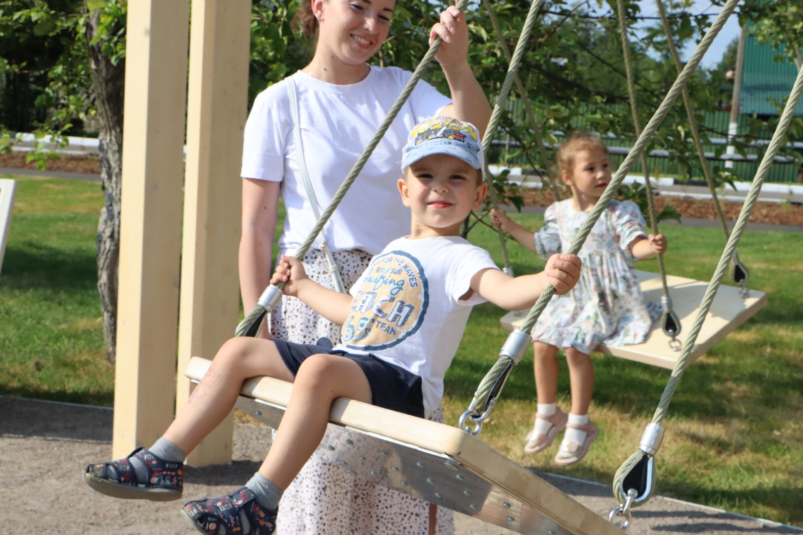 Серебряные Пруды, Яблоневый сад, Успенский, благоустройство, национальный проект, национальный проект жилье и городская среда,