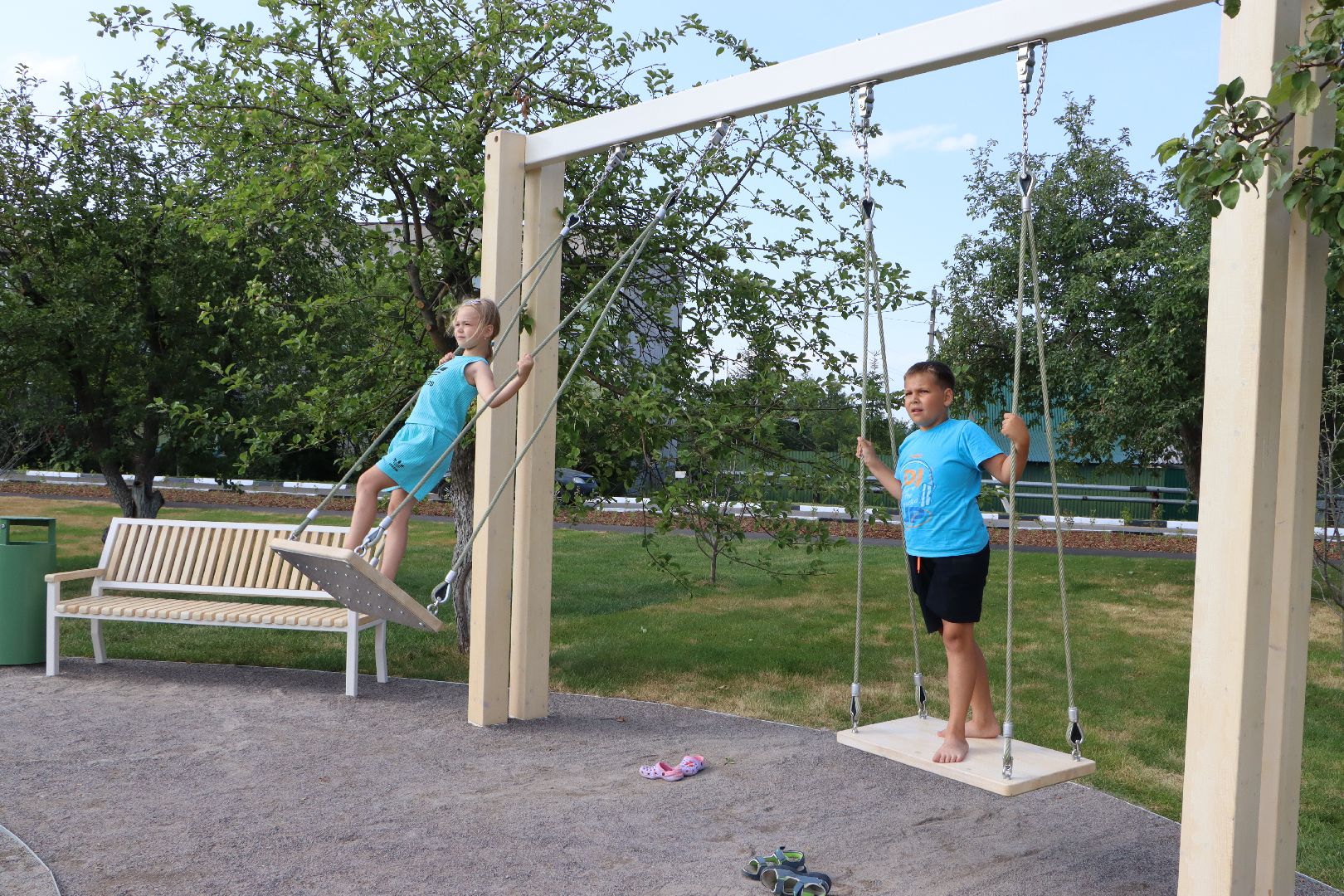 Серебряные Пруды, Яблоневый сад, Успенский, благоустройство, национальный проект, национальный проект жилье и городская среда,