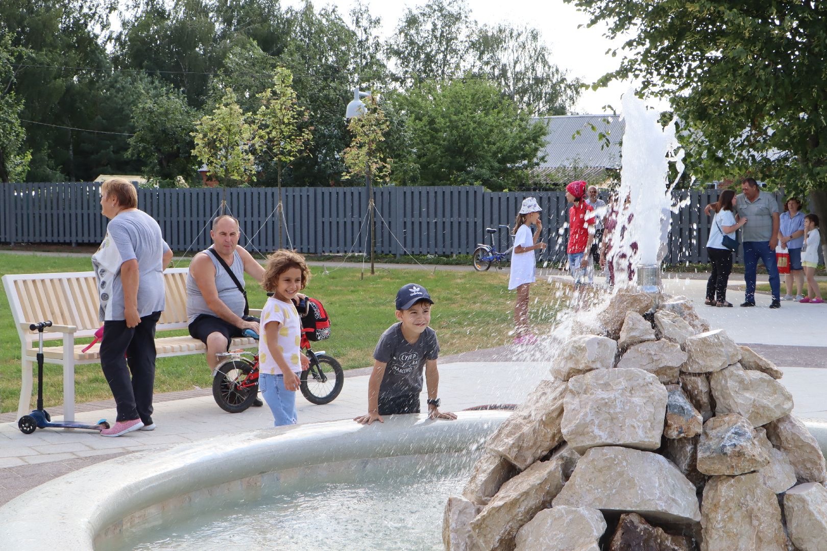Серебряные Пруды, Яблоневый сад, Успенский, благоустройство, национальный проект, национальный проект жилье и городская среда,