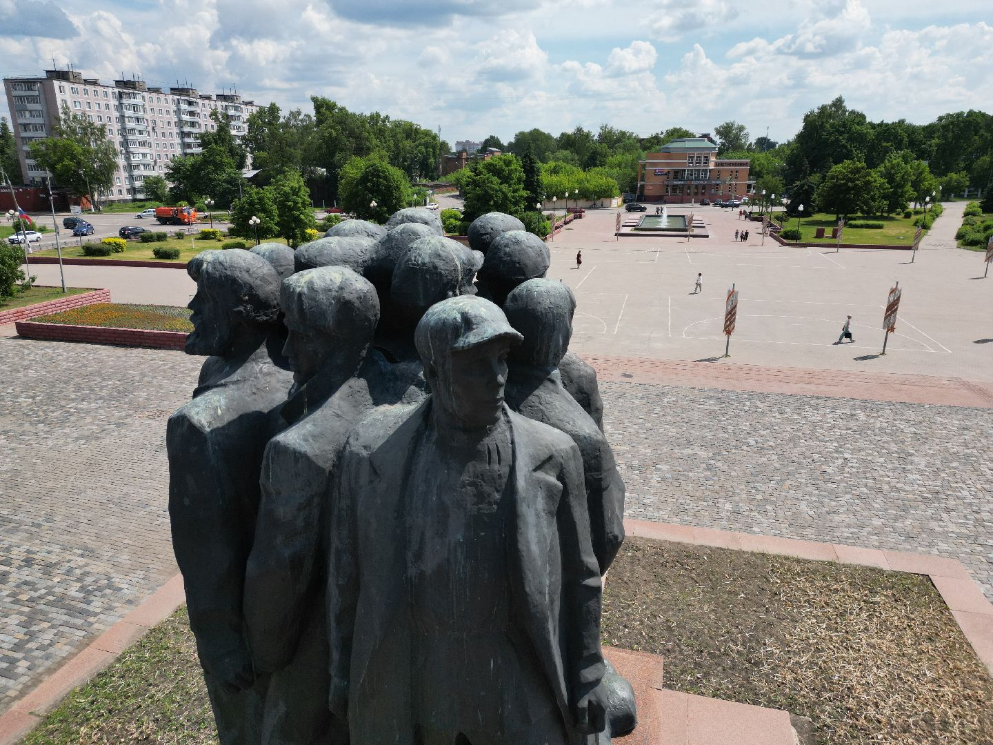 видео с коптера, орехово зуево, города,