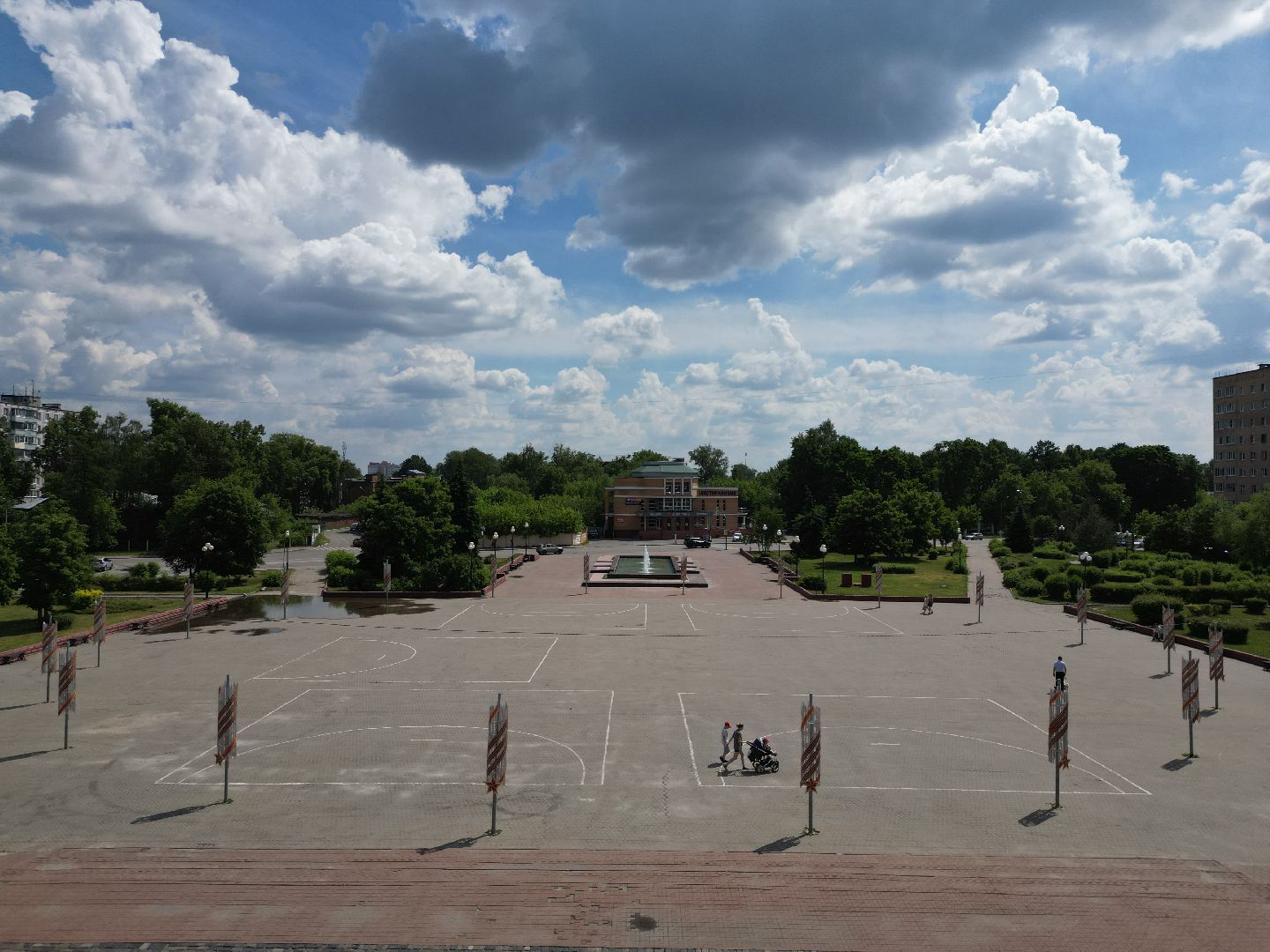 видео с коптера, орехово зуево, города,