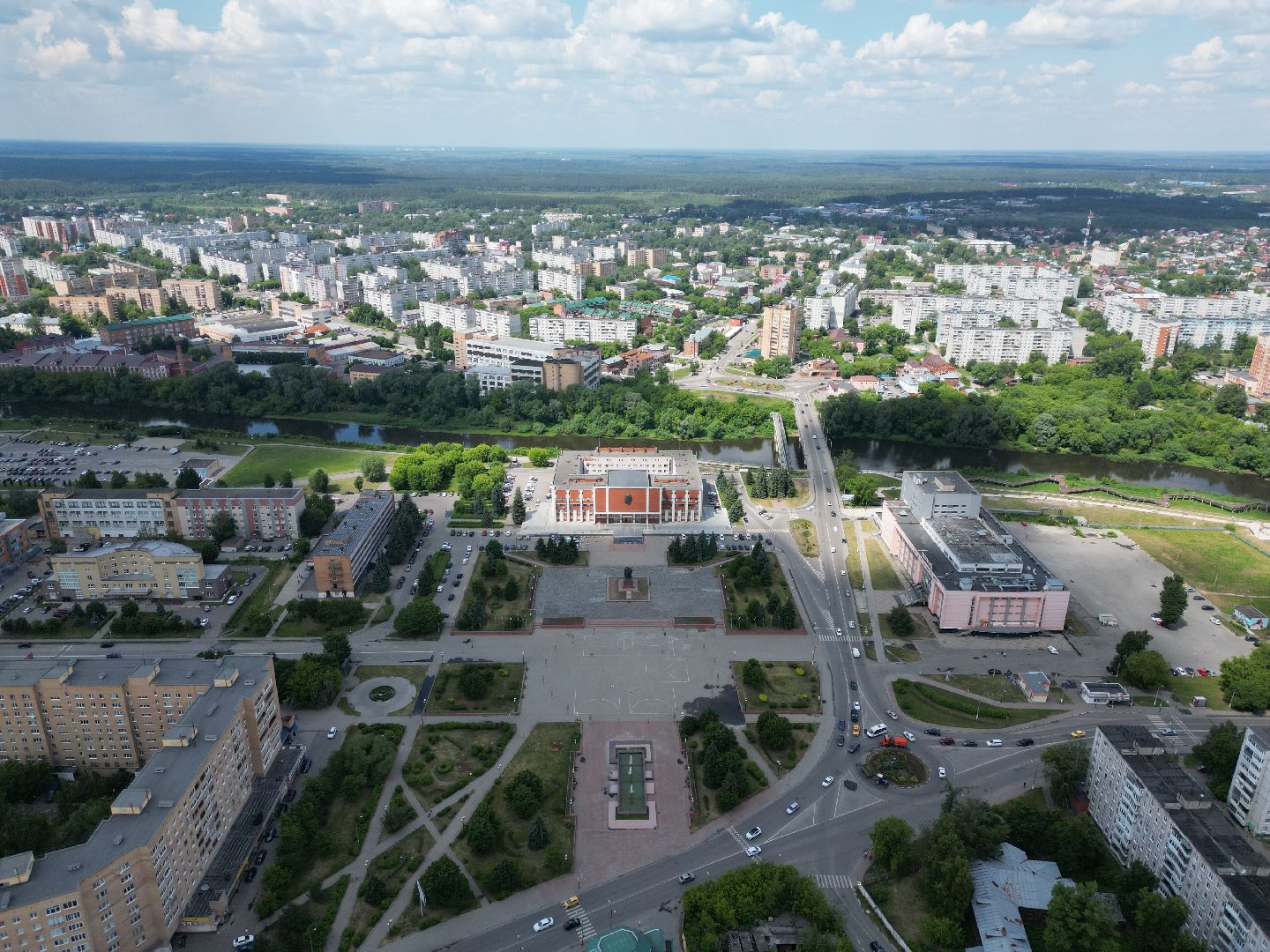 видео с коптера, орехово зуево, города,