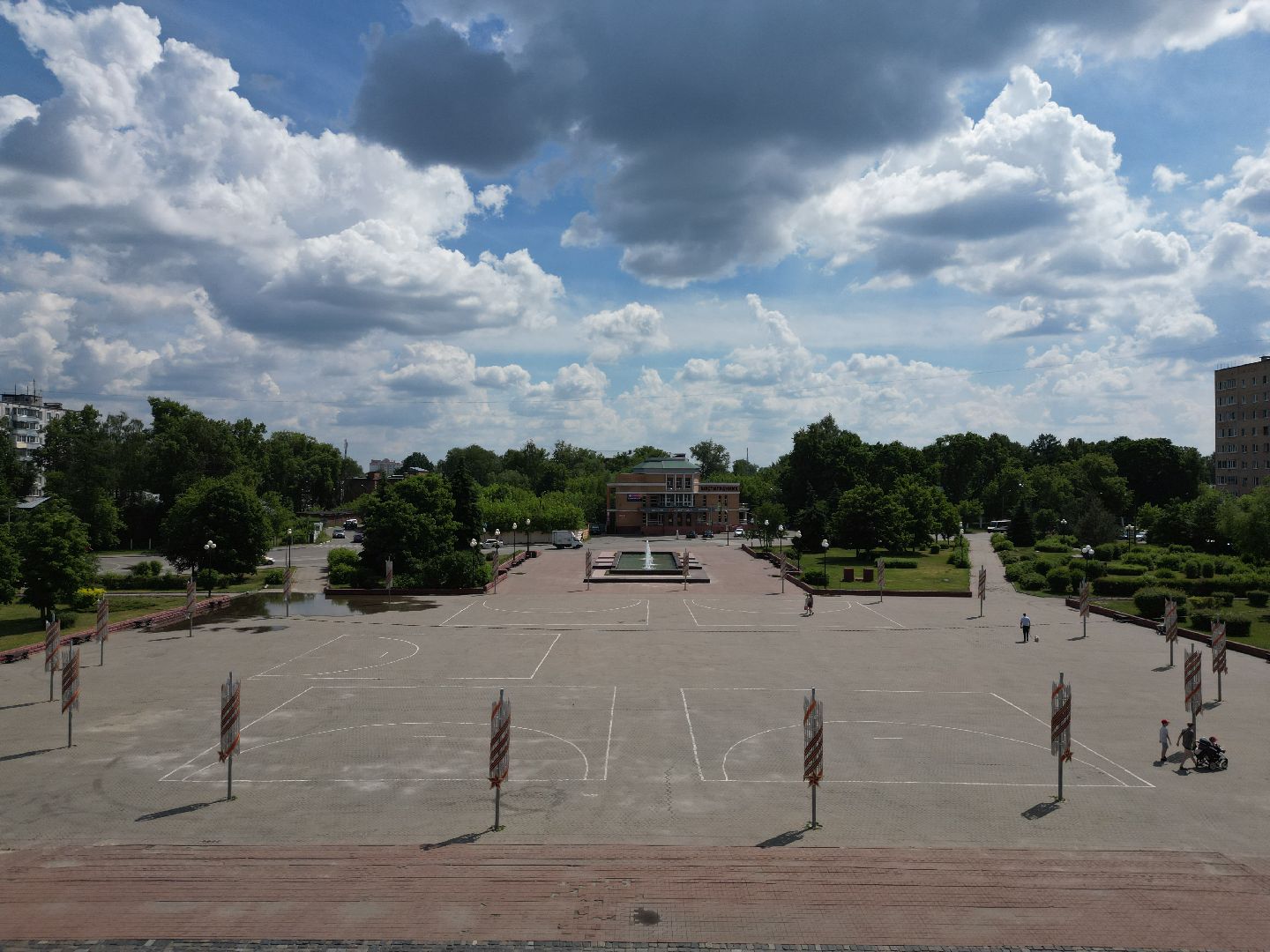 видео с коптера, орехово зуево, города,