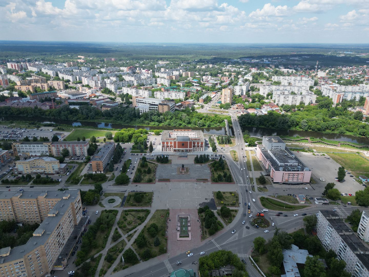 видео с коптера, орехово зуево, города,