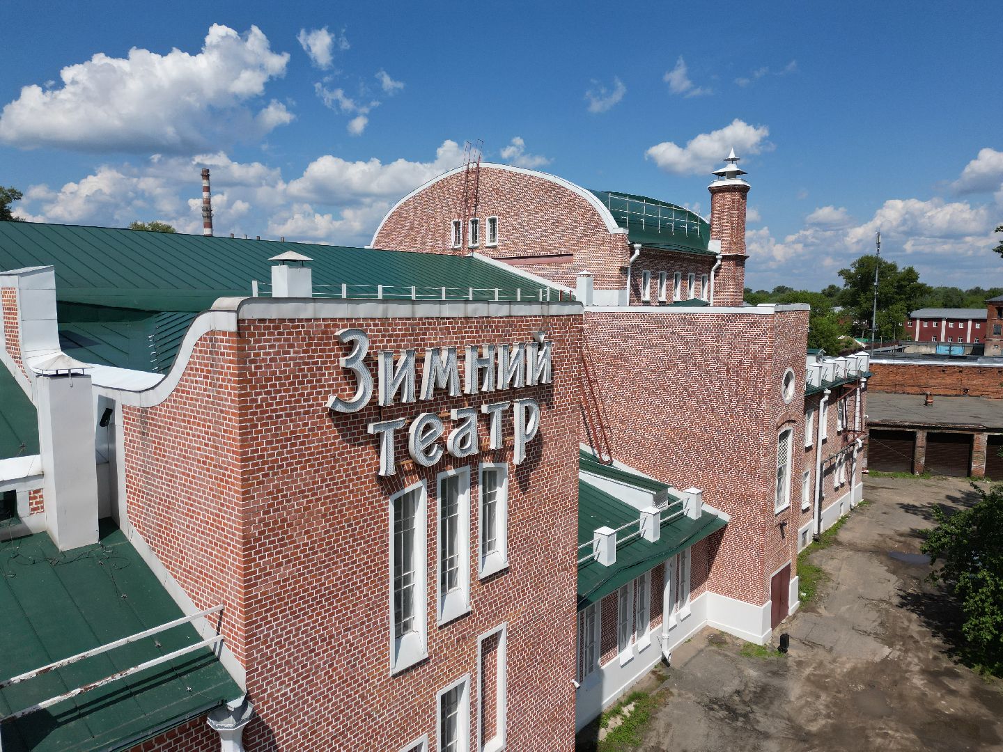 видео с коптера, орехово зуево, ремонт, реставрация, города,