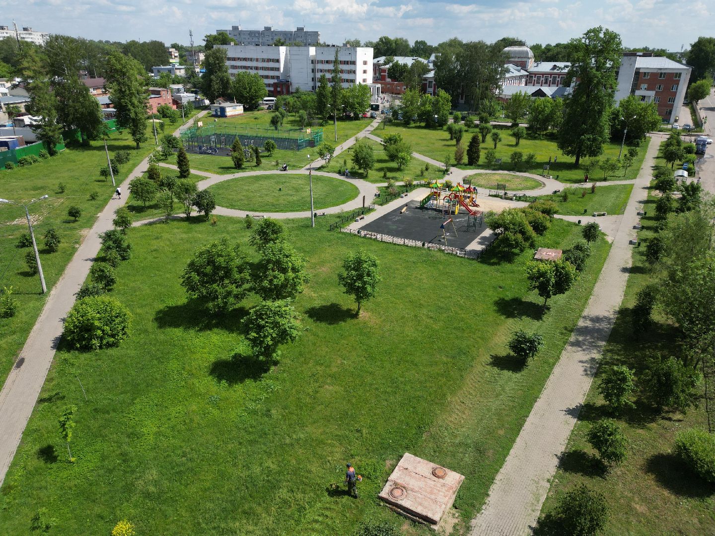 видео с коптера, орехово зуево, ремонт, реставрация, города,