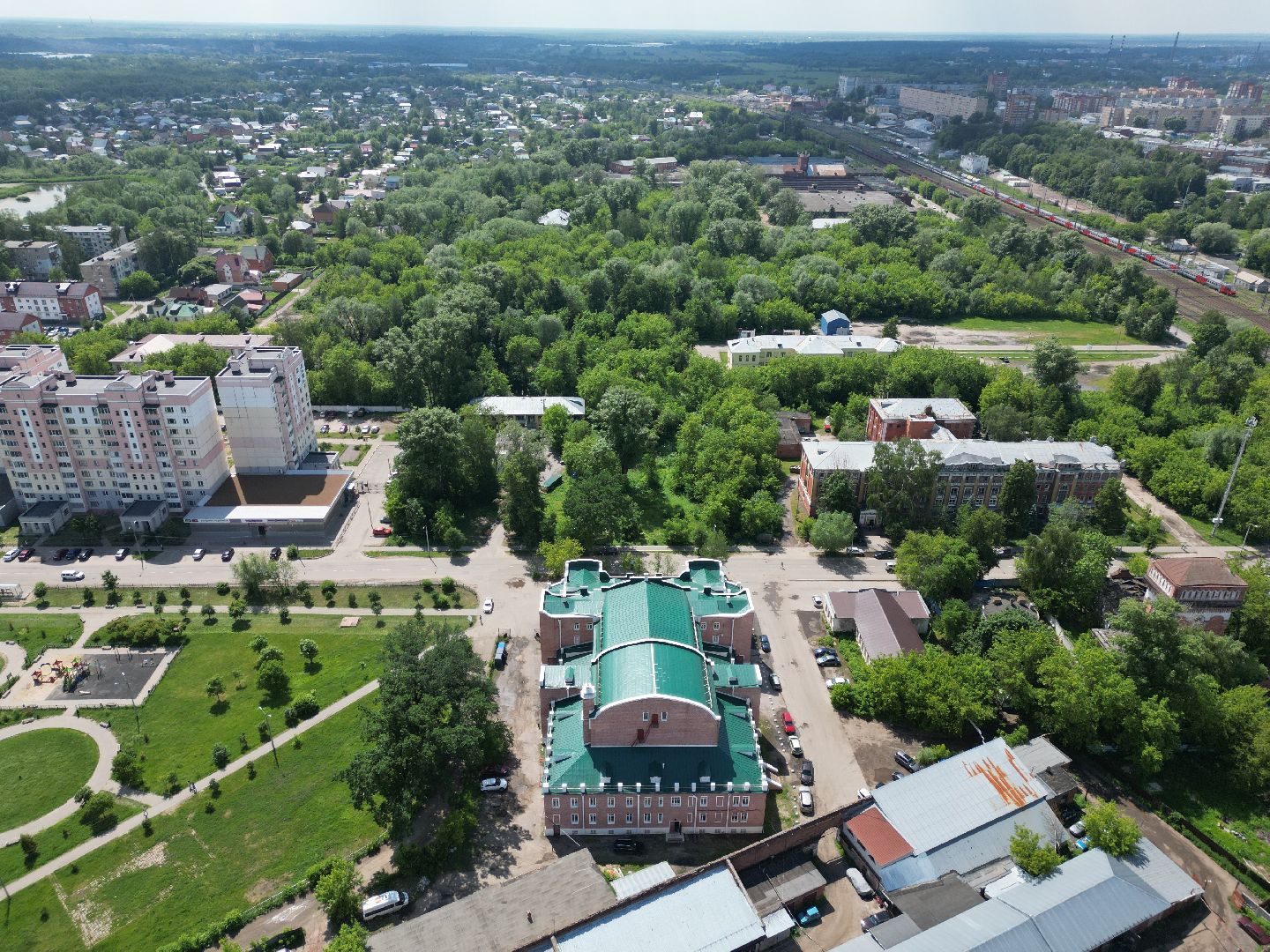 видео с коптера, орехово зуево, ремонт, реставрация, города,