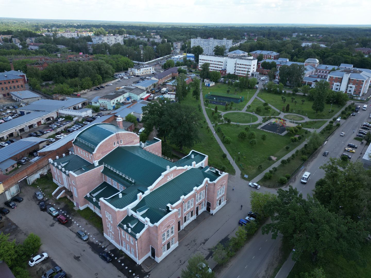 видео с коптера, орехово зуево, ремонт, реставрация, города,