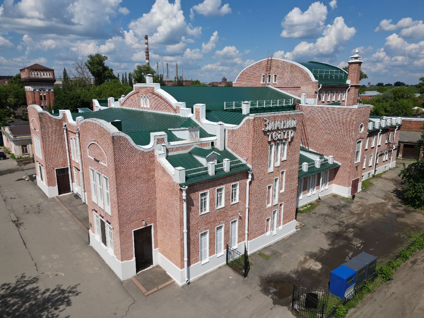 видео с коптера, орехово зуево, ремонт, реставрация, города,