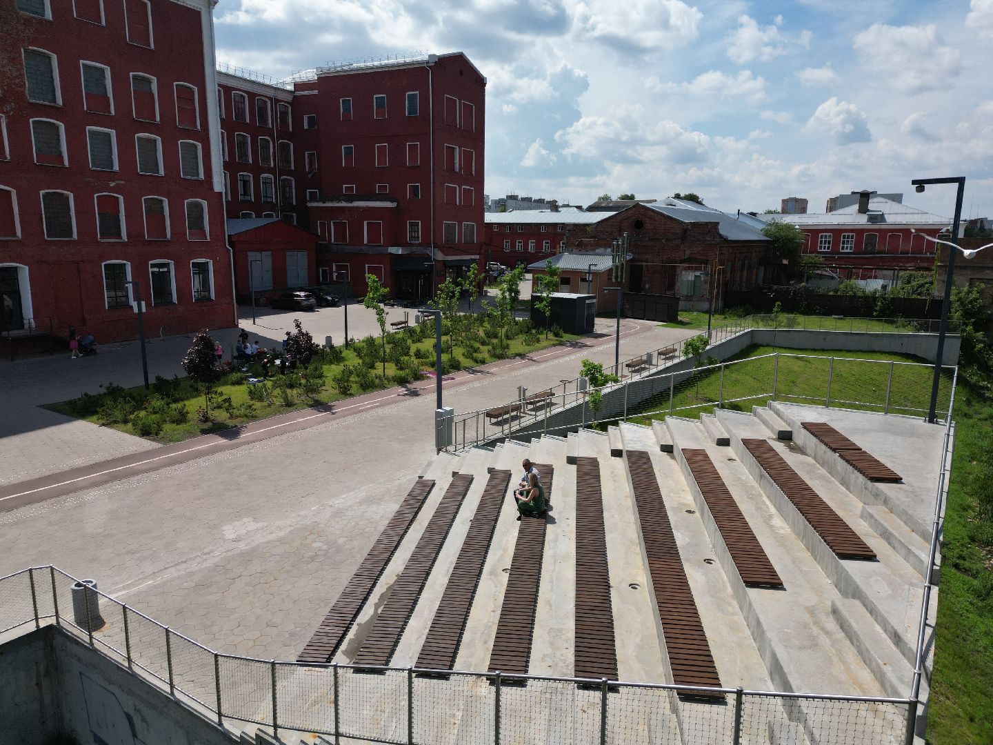 видео с коптера, орехово зуево, набережная, благоустройство,