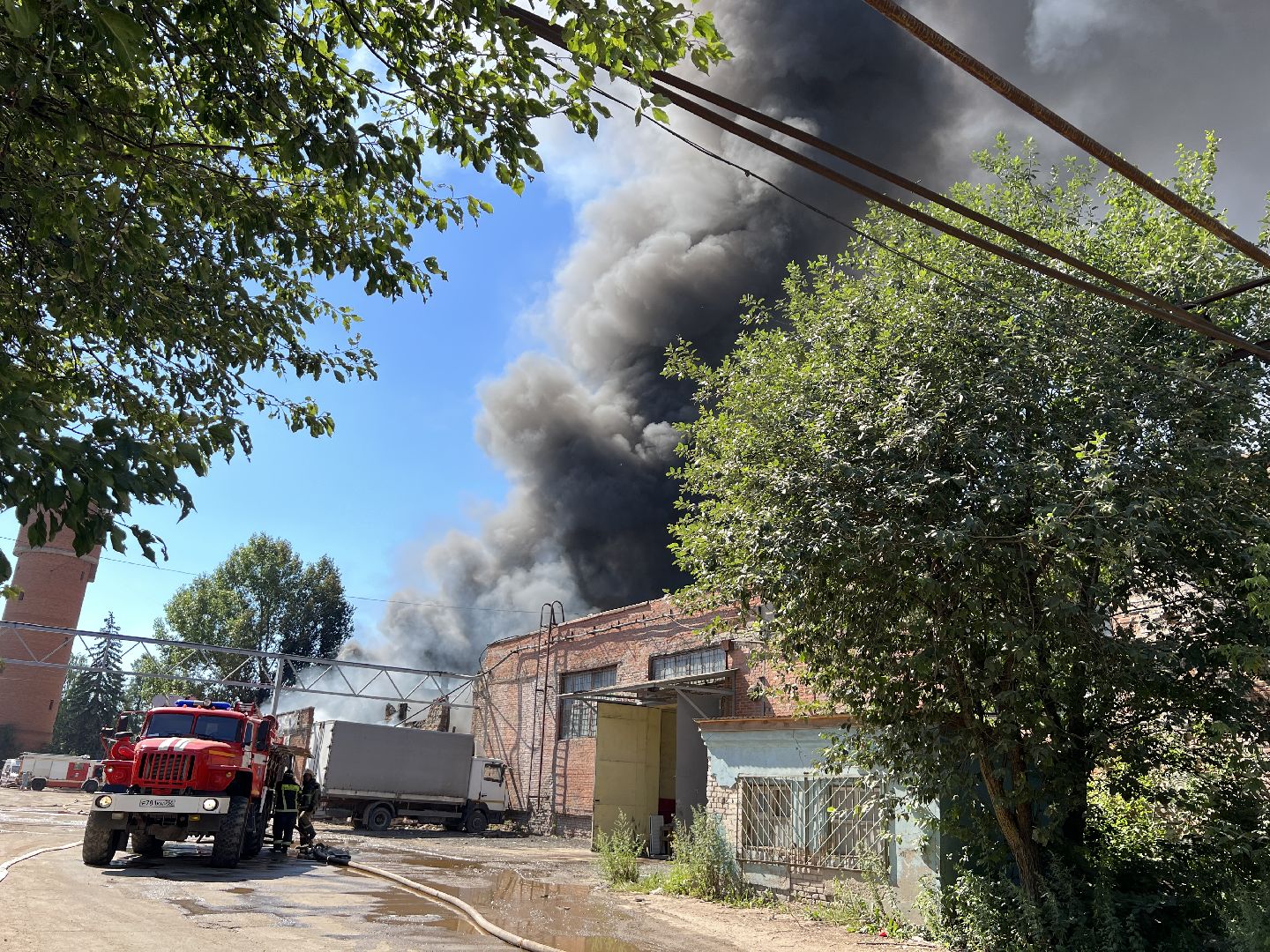 химки, чп, пожар, возгорание,