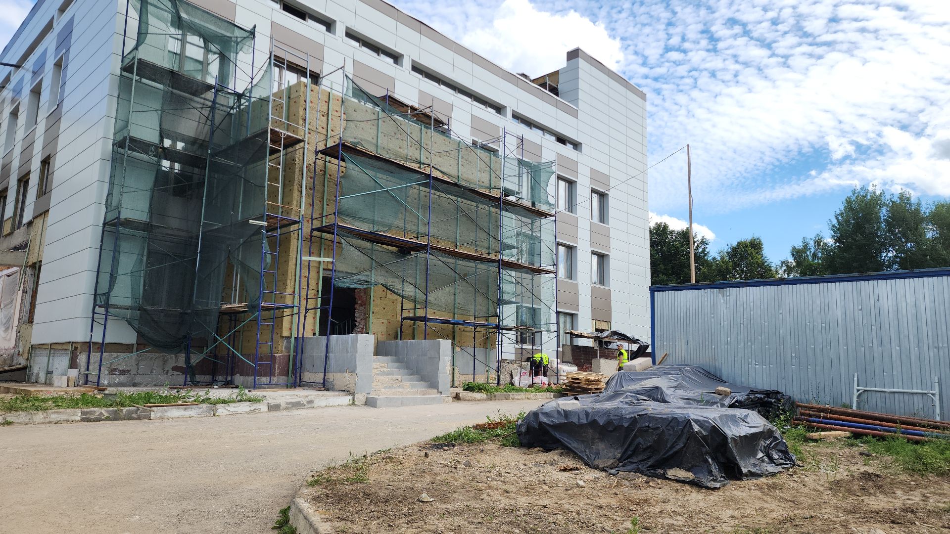 ремонт, капитальный ремонт, капитальный ремонт больницы, стройка, электросталь, мой город, здравоохранение,