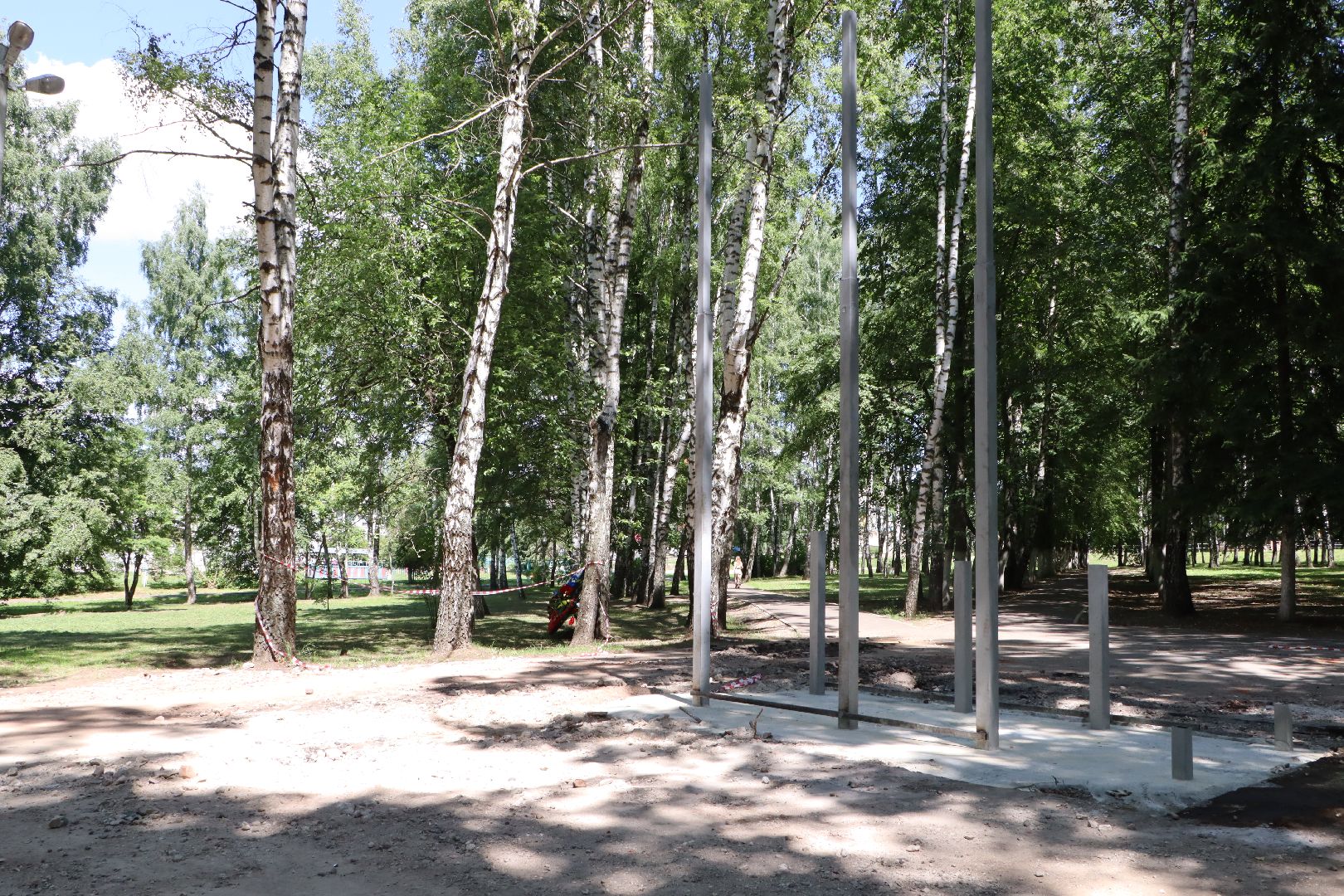 Сквер Победы Узуново, Серебряные Пруды, Памятник воинам-землякам, Формирование комфортной городской среды», нацпроект Жилье и городская среда,