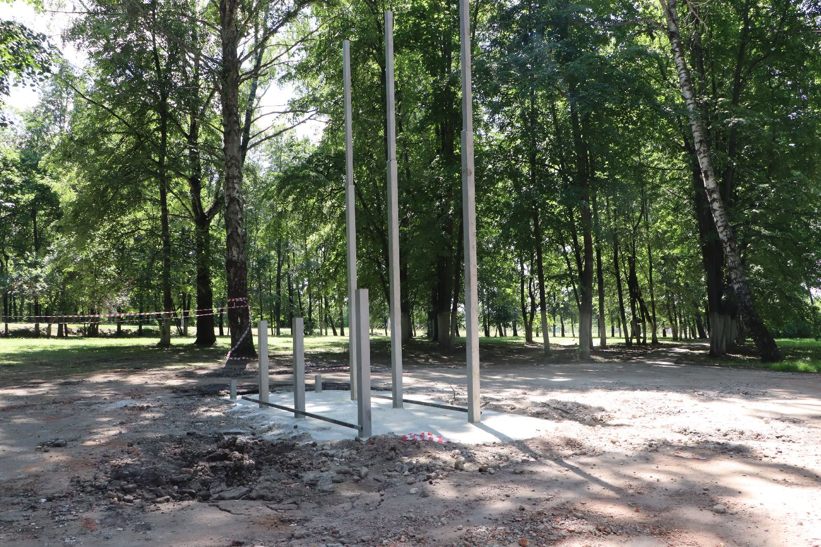 Сквер Победы Узуново, Серебряные Пруды, Памятник воинам-землякам, Формирование комфортной городской среды», нацпроект Жилье и городская среда,