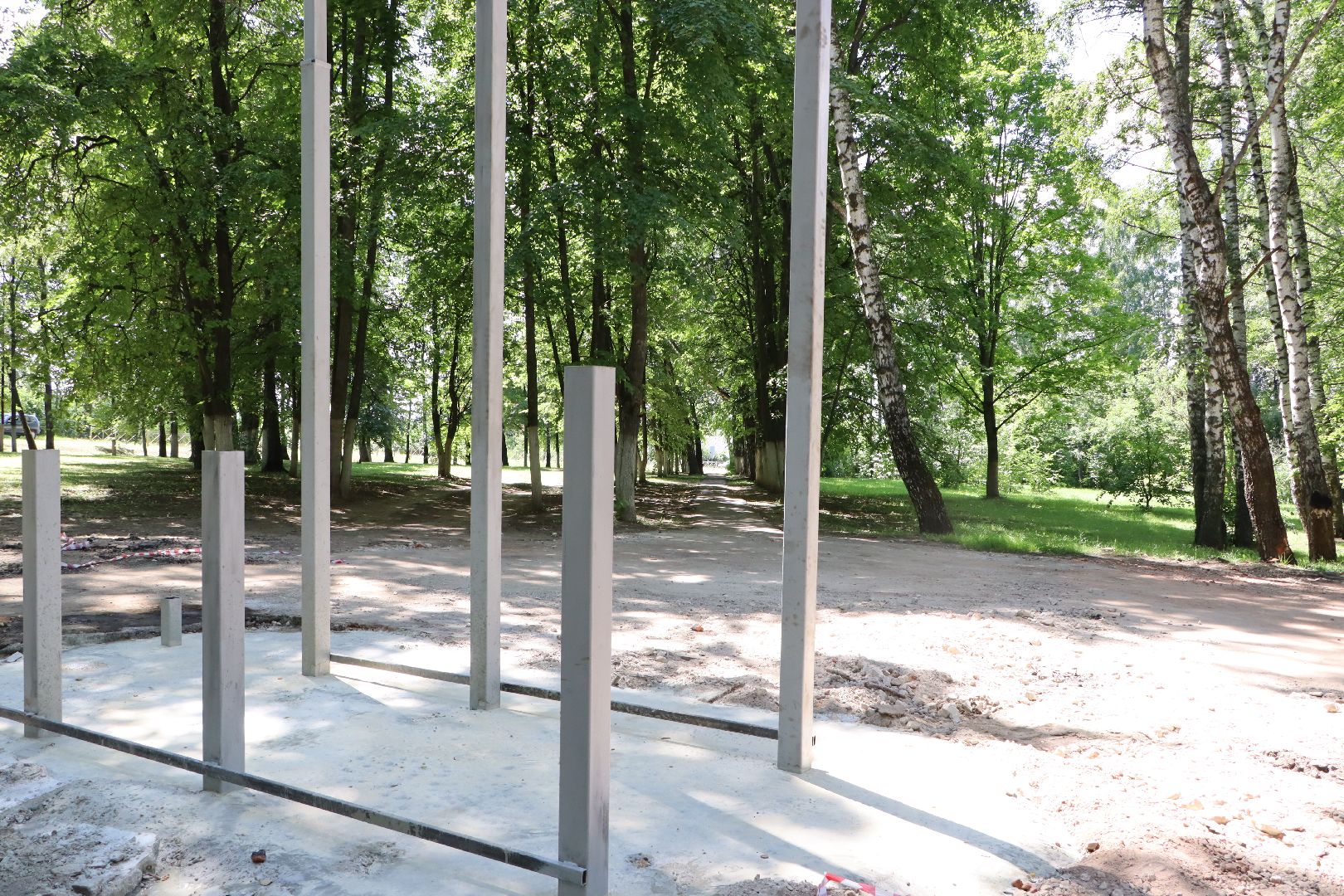 Сквер Победы Узуново, Серебряные Пруды, Памятник воинам-землякам, Формирование комфортной городской среды», нацпроект Жилье и городская среда,