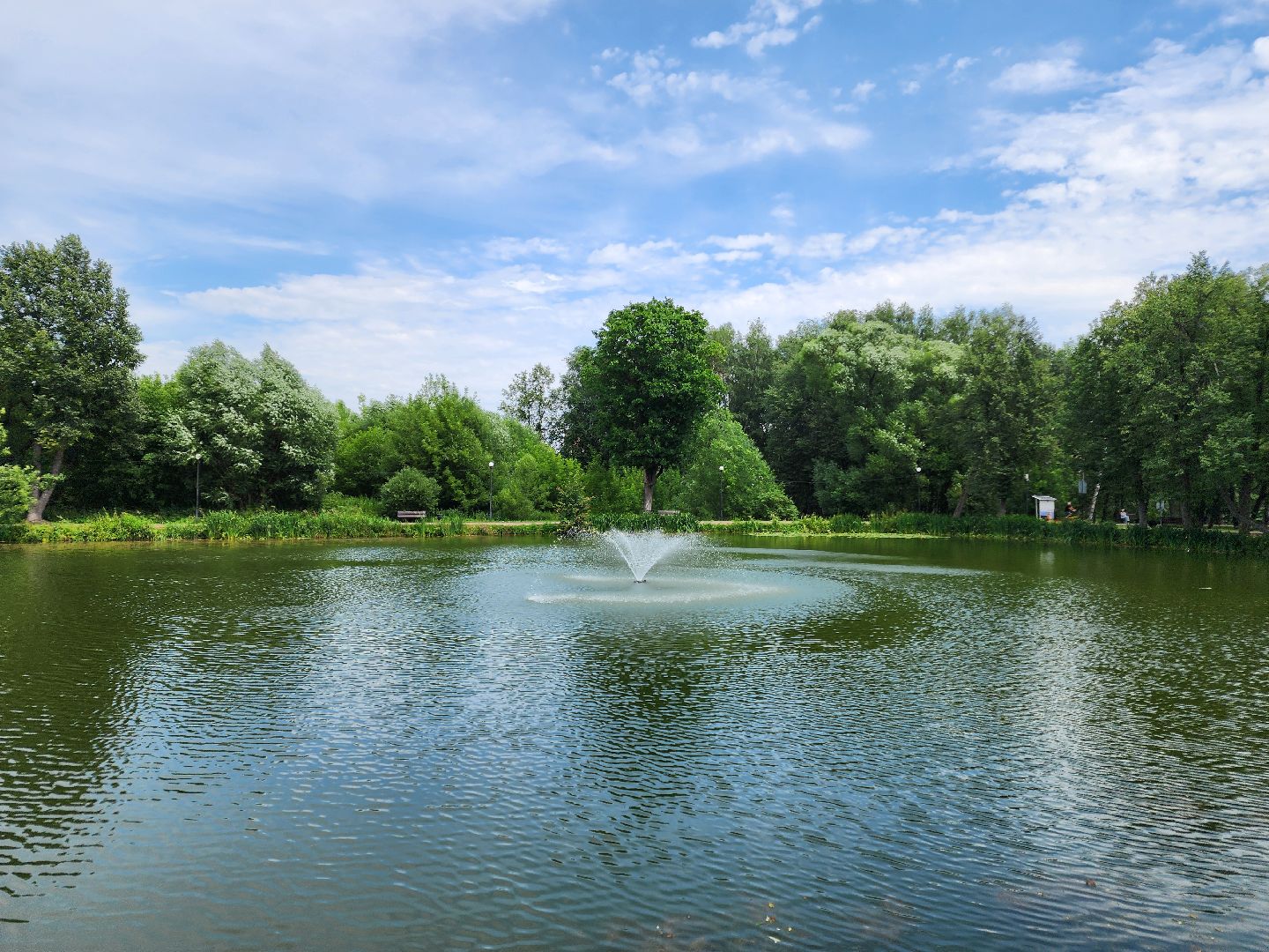 Чехов, городской парк, Анно-Зачатьевский храм, святой источник, родник,
