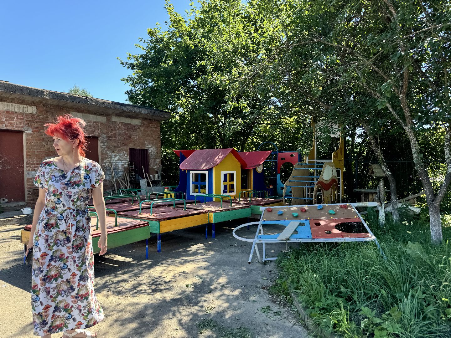 шаховская, благоуйстройство, детский сад, благоустройство территории,