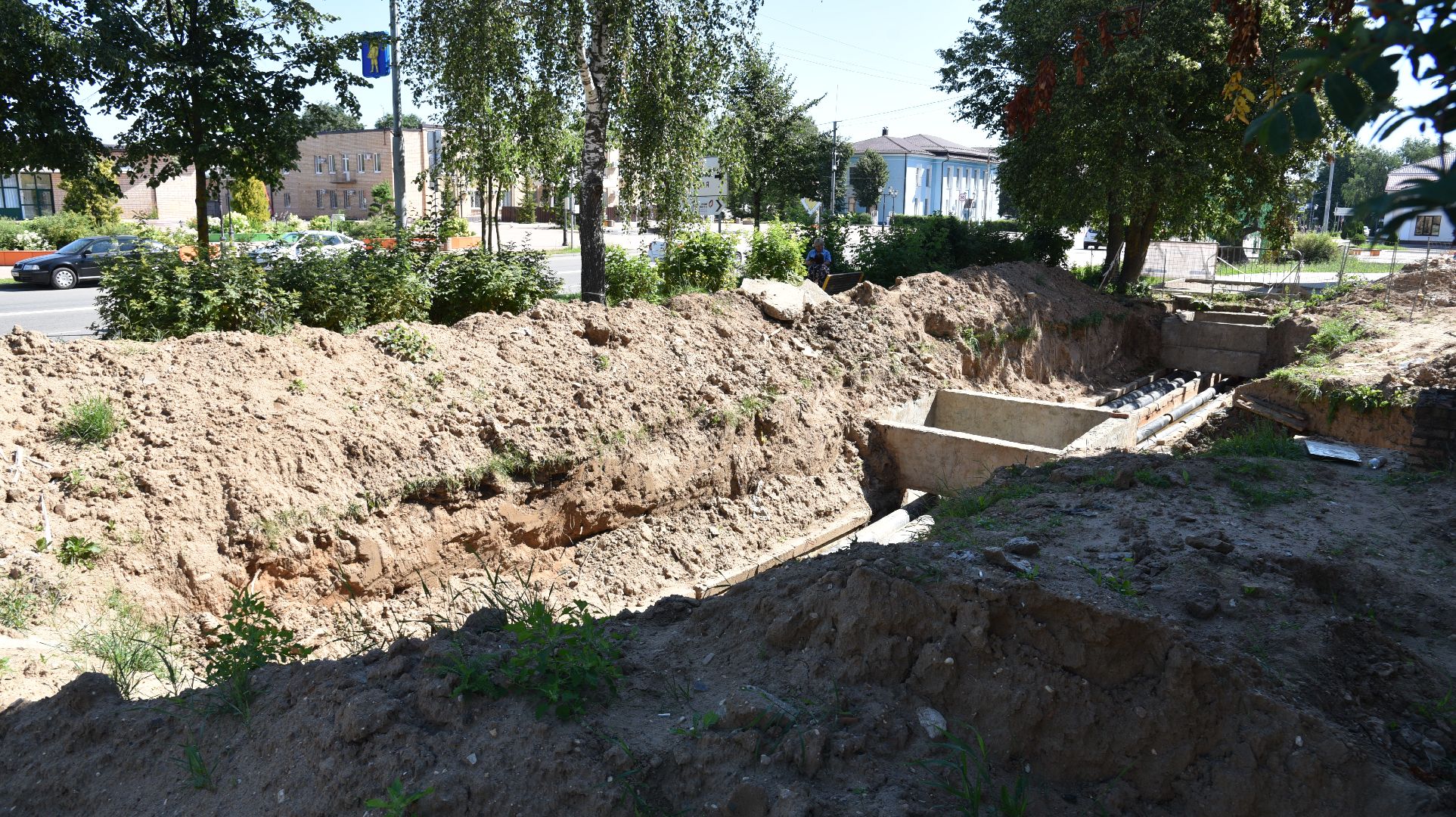 лотошино, благоустройство, жкх, теплосети, теплотрасса, замена теплотрассы, замена труб, коммунальная инфраструктура,