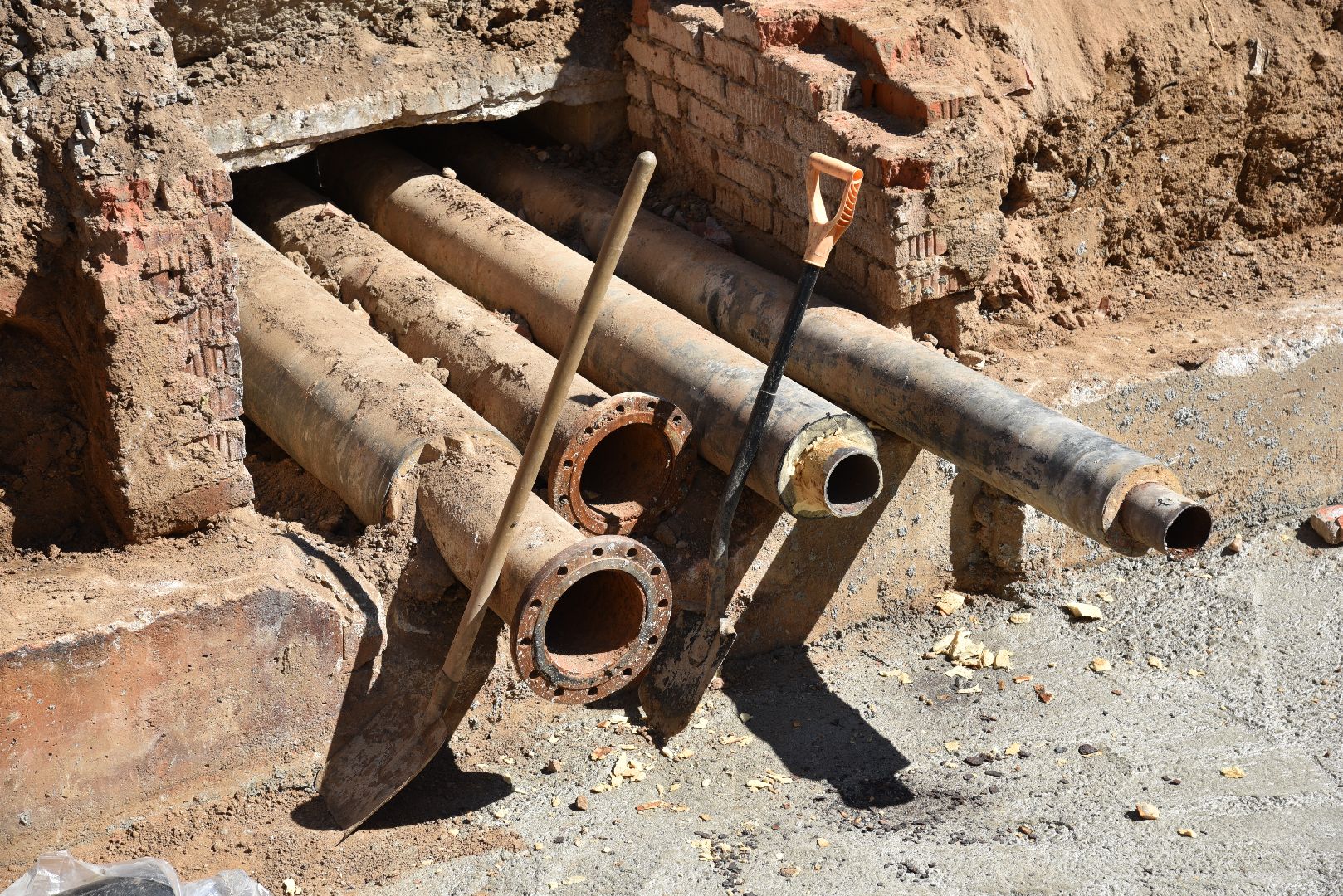 лотошино, благоустройство, жкх, теплосети, теплотрасса, замена теплотрассы, замена труб, коммунальная инфраструктура,