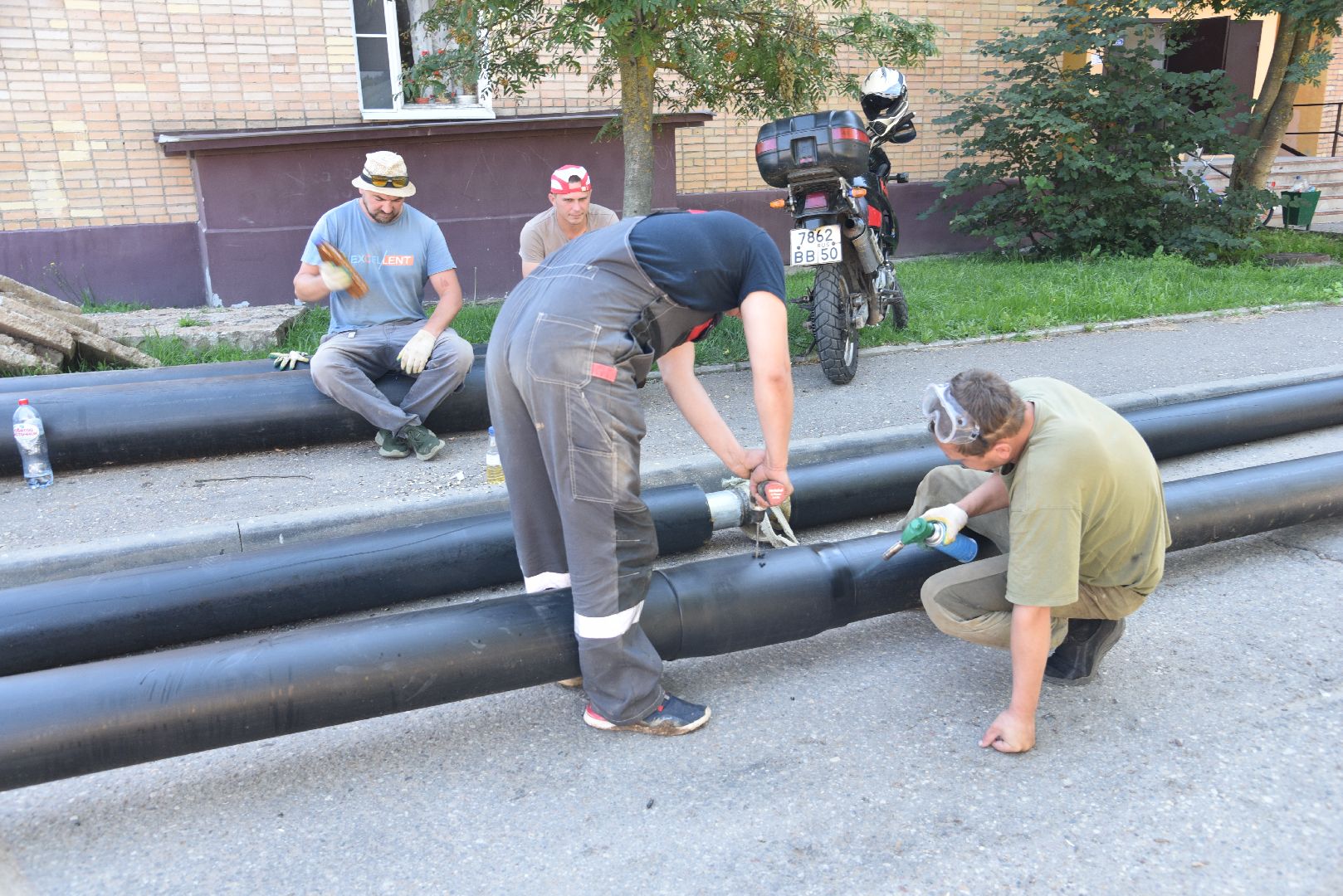 лотошино, благоустройство, жкх, теплосети, теплотрасса, замена теплотрассы, замена труб, коммунальная инфраструктура,