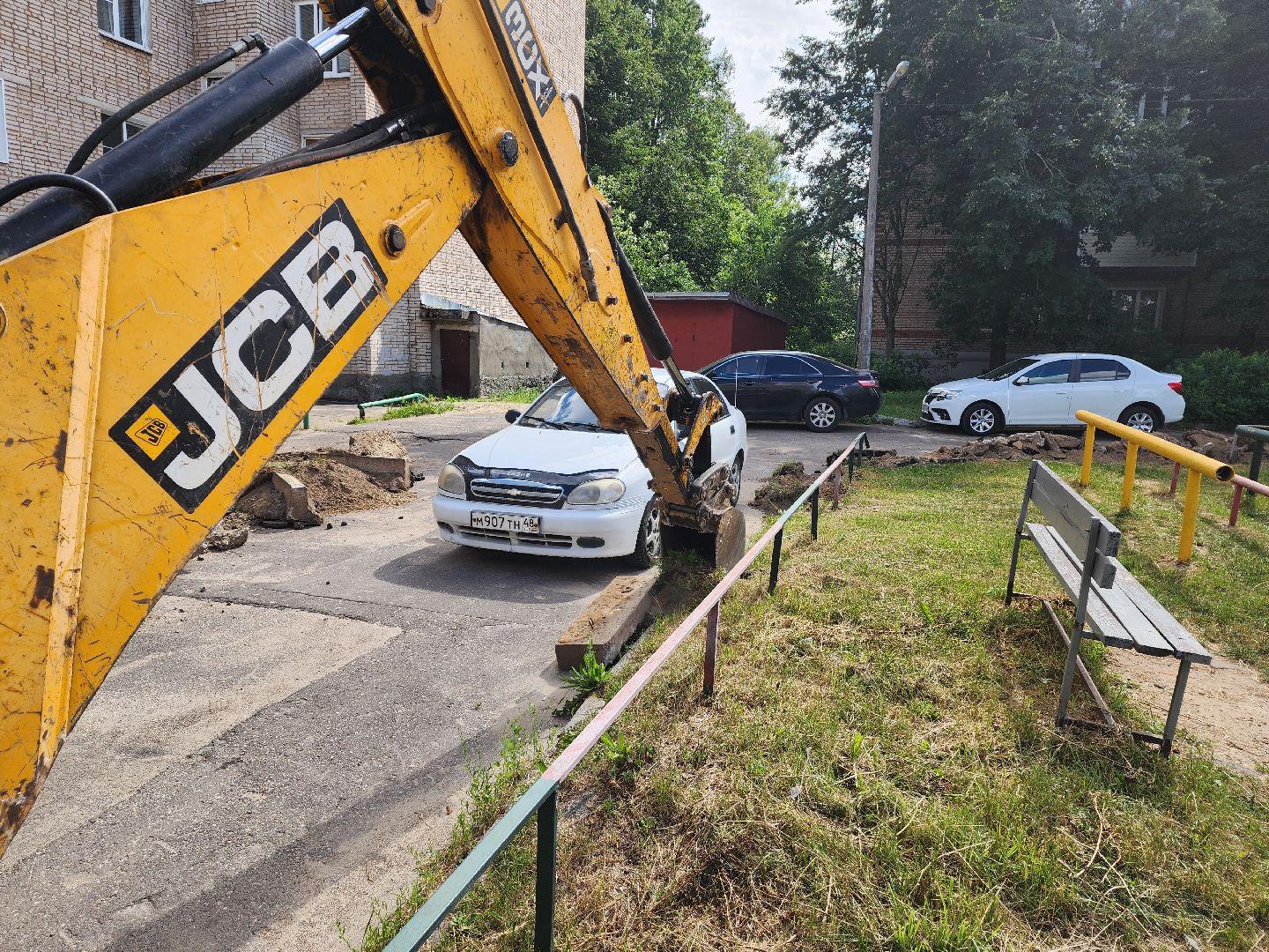 красноармейск, г.о. пушкинский, благоустройство дворов, городское хозяйство,