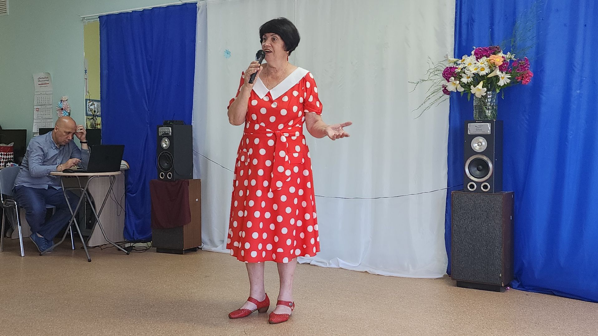 ивантеевка, артисты, день семьи любви и верности, песни, стихи, сцена, спектакль, активное долголетие,праздник,