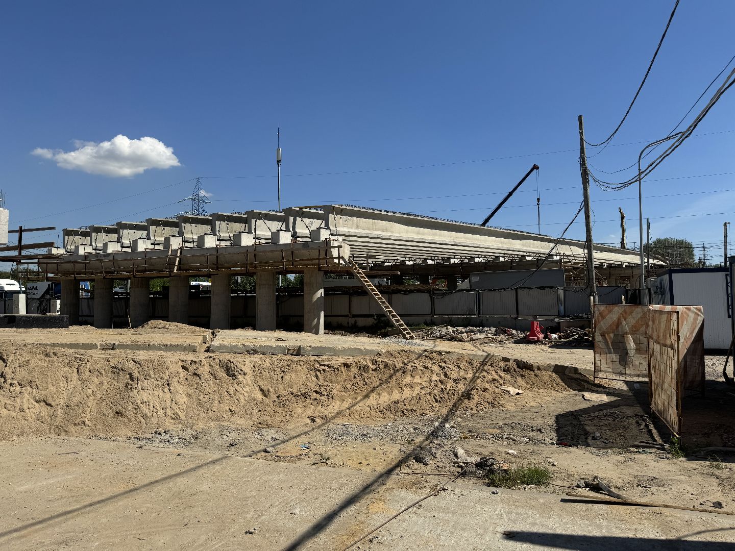 Реконструкция съезда, Каширское шоссе, Володарское шоссе, Путепровод, ГК Стройтрансгаз, реконструкция каширки, ленинский округ,