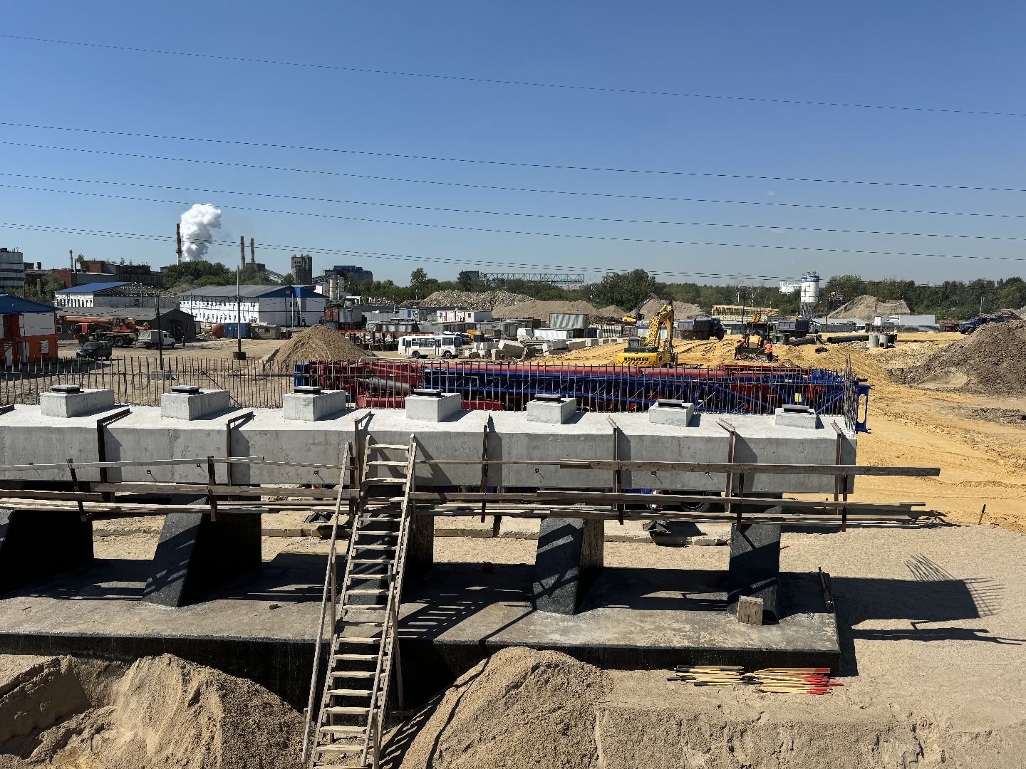 Реконструкция съезда, Каширское шоссе, Володарское шоссе, Путепровод, ГК Стройтрансгаз, реконструкция каширки, ленинский округ,